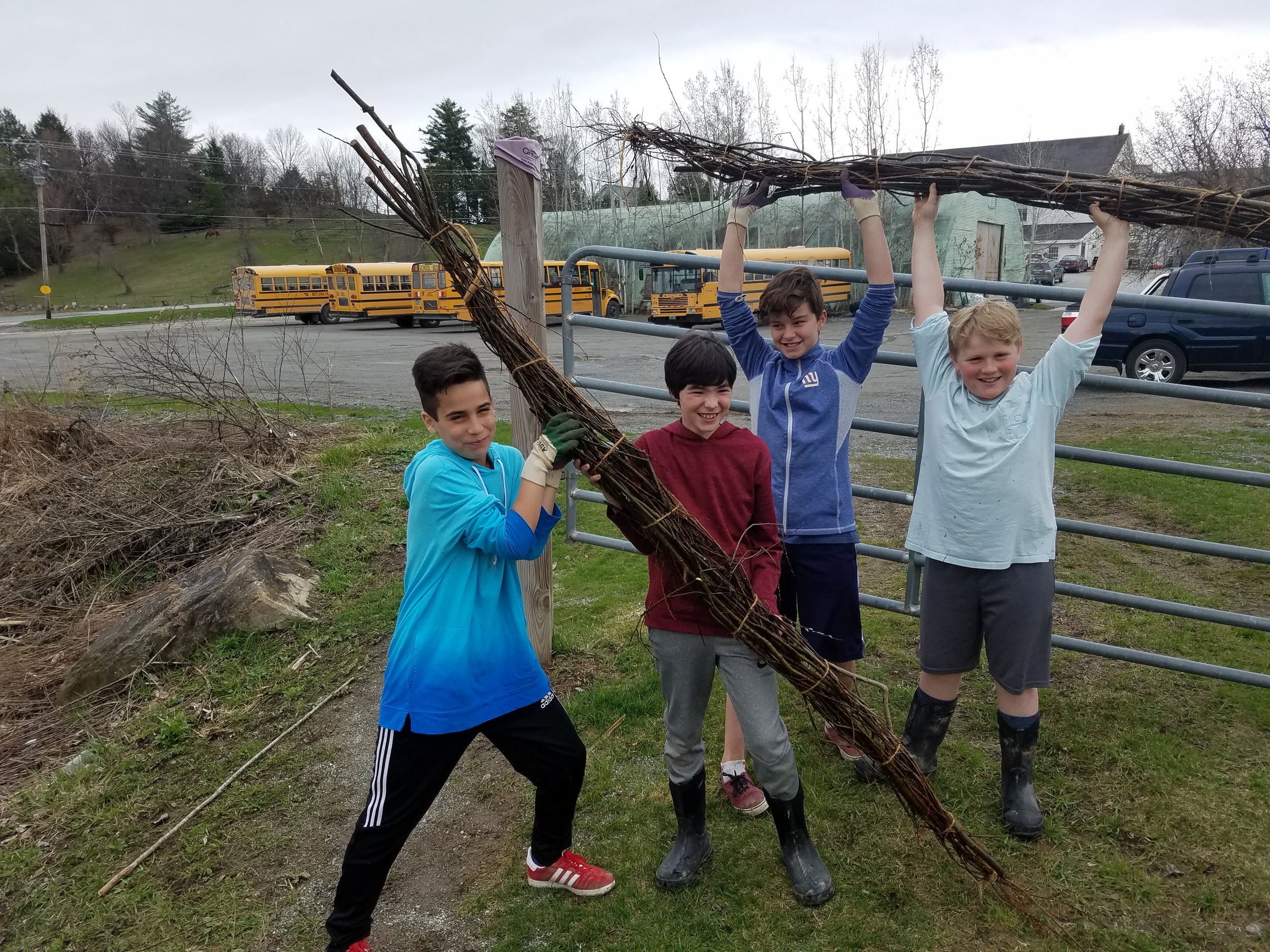 Students at Charlotte Central School work to improve water quality