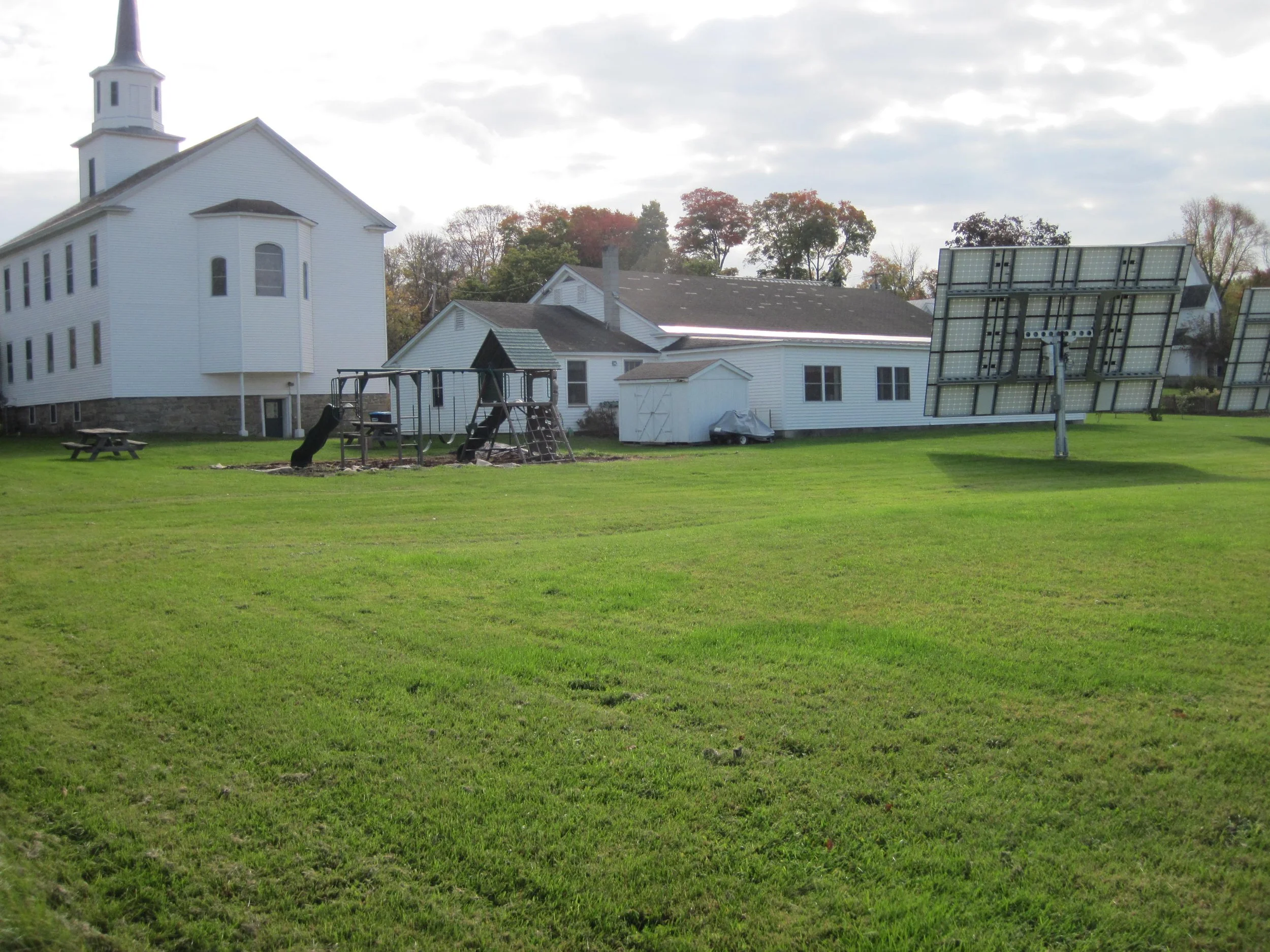 Pre-restoration looking east