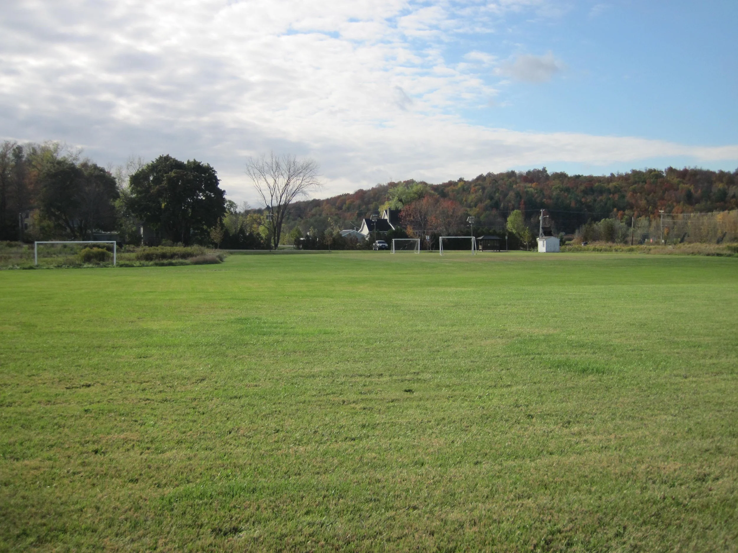 Pre-restoration looking south