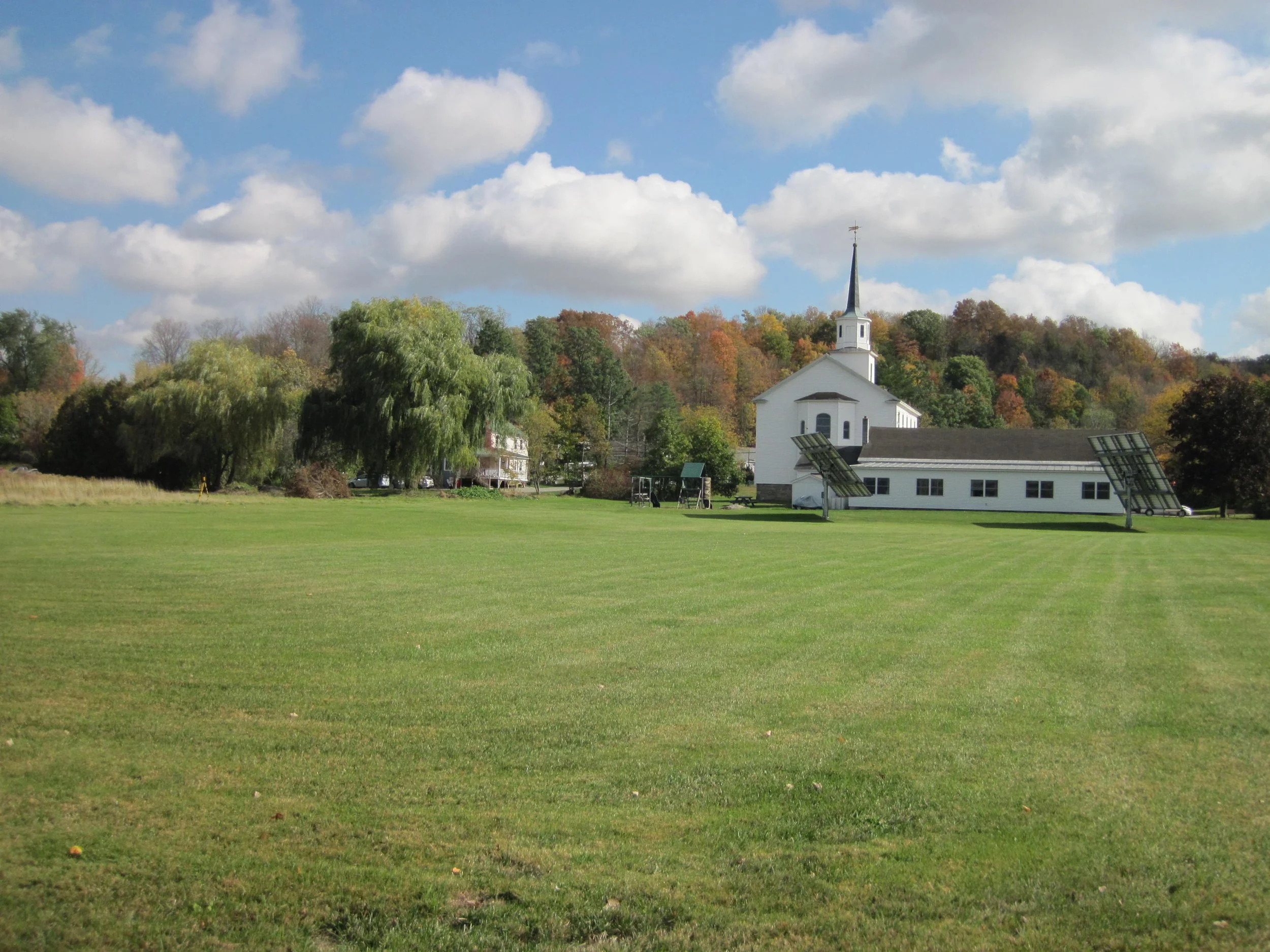 Pre-restoration looking northeast