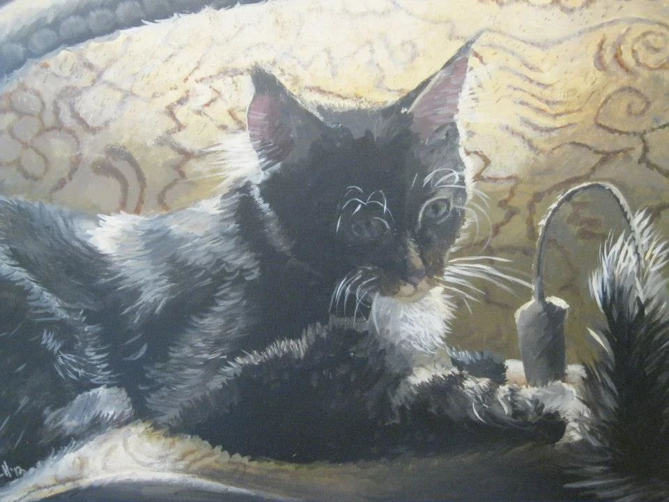 Sunbather , Acrylic on Canvas, 18"x24"