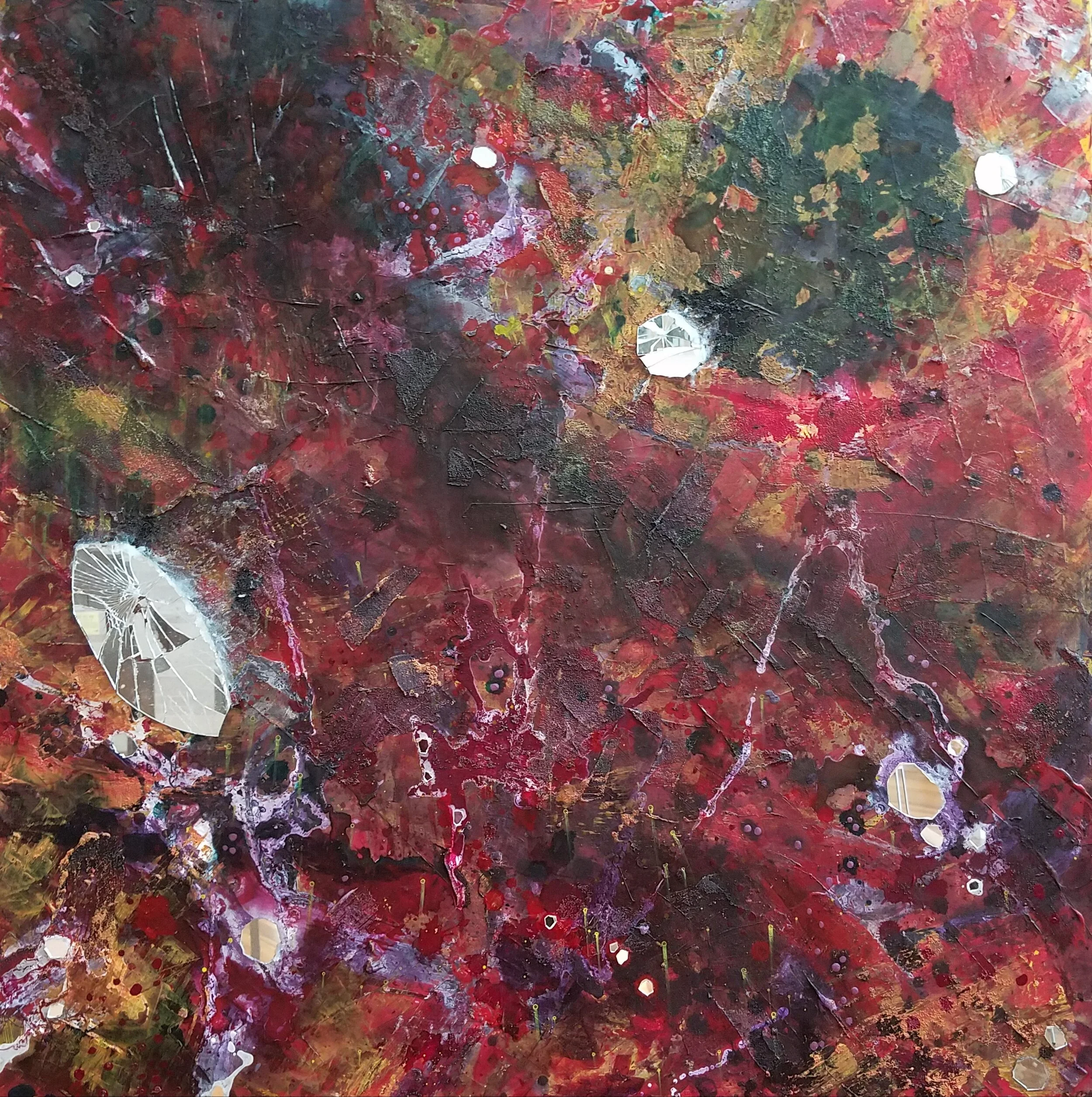 In the Blind Spot of the Mind’s Eye, 36x36 SOLD