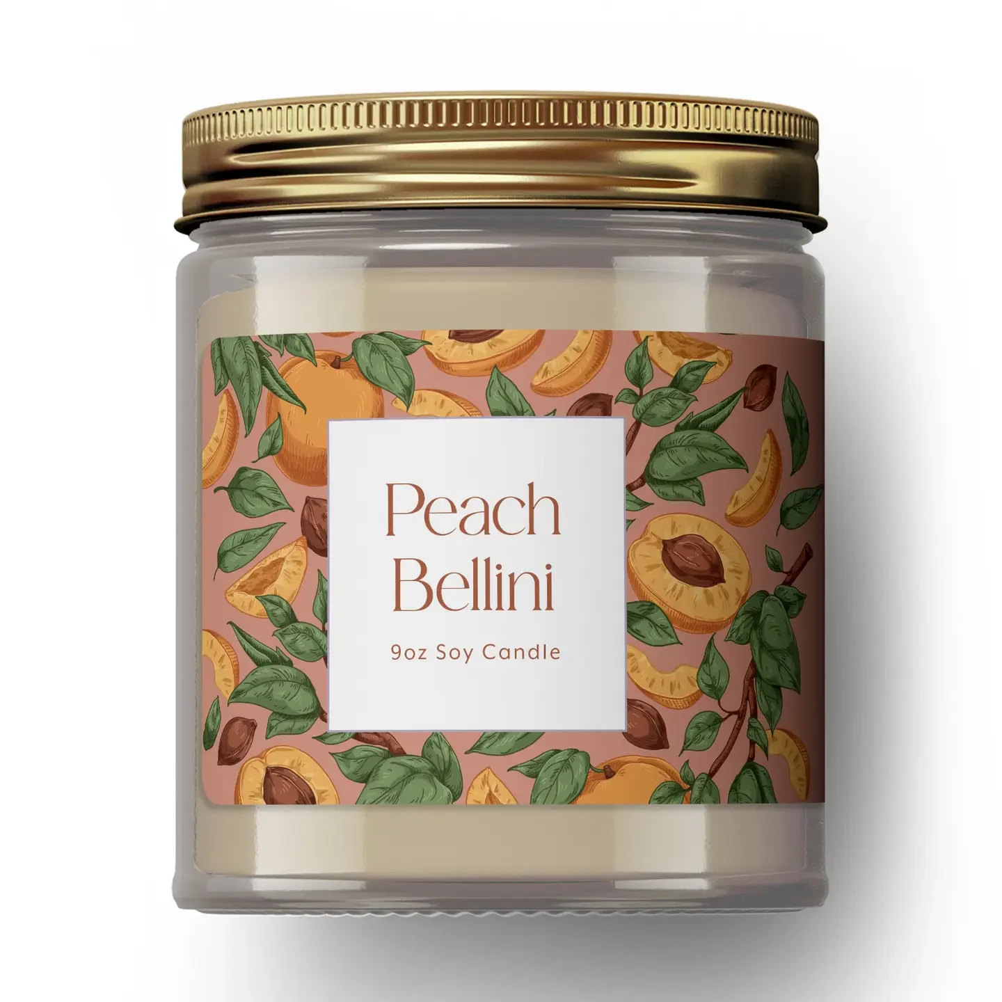 Peach Bellini Soy Candle