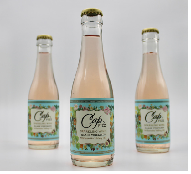 Illahe Cap Fizz Sparkling Wine Rosé 187ml bottle