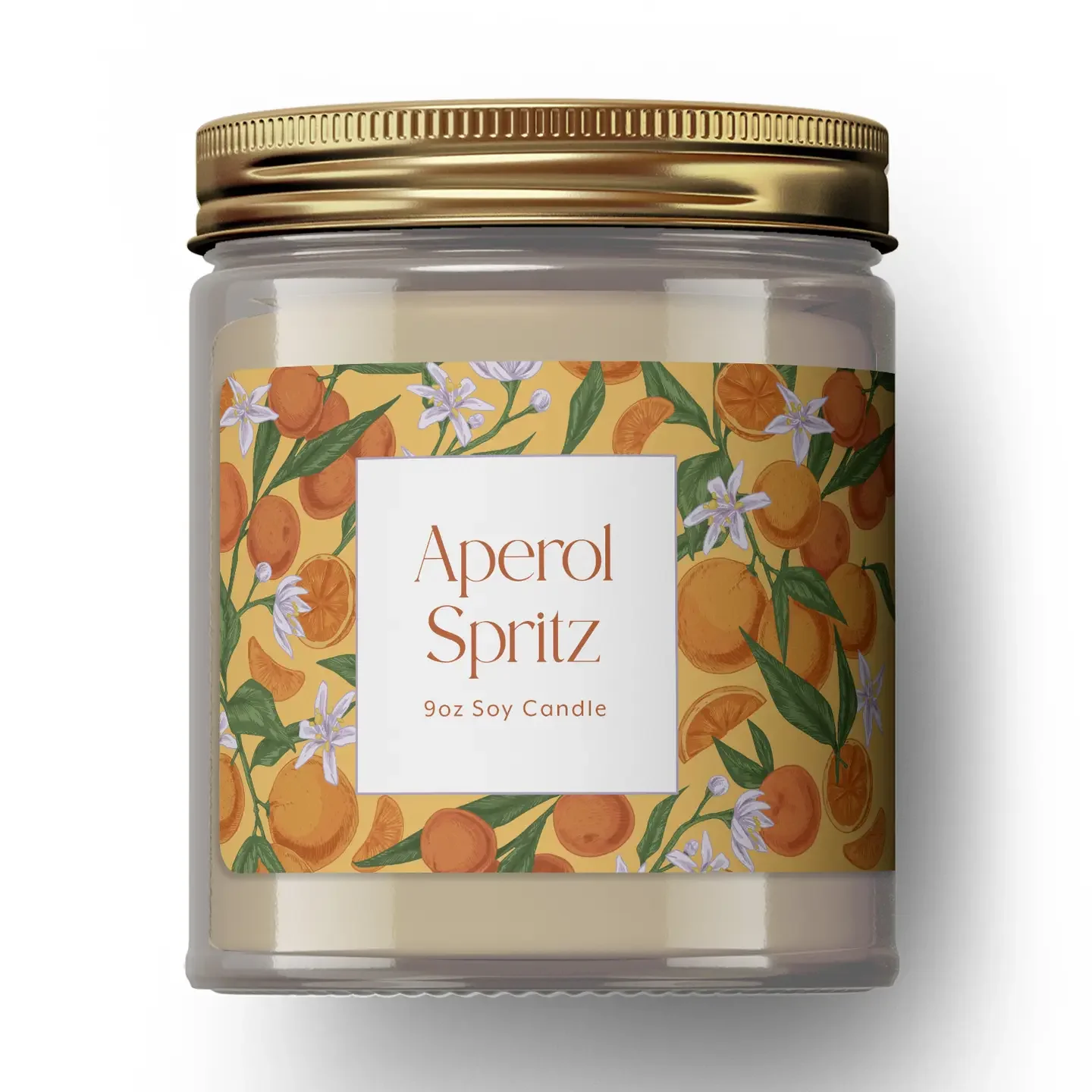 Aperol Spritz  Soy Candle