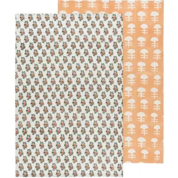 Gather Block Printed Dishtowel