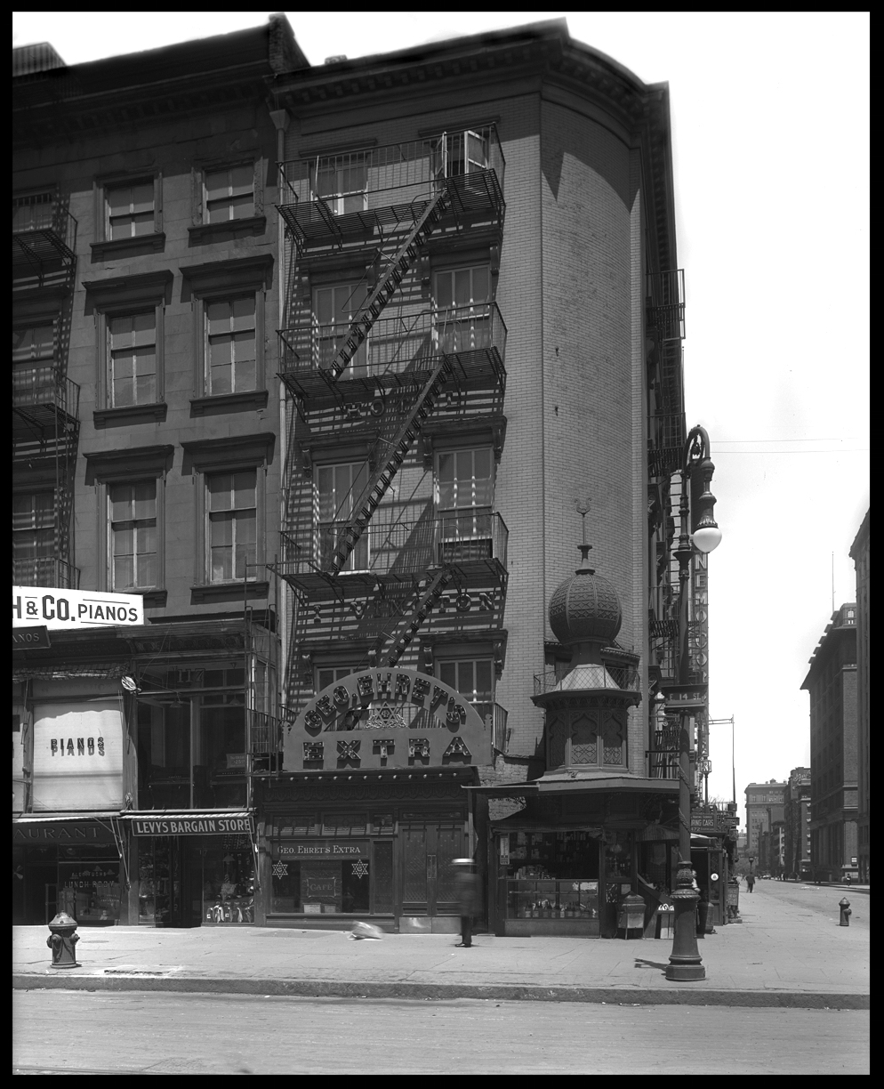 14th st & Irving Place c.1913 from original 8x10 negative