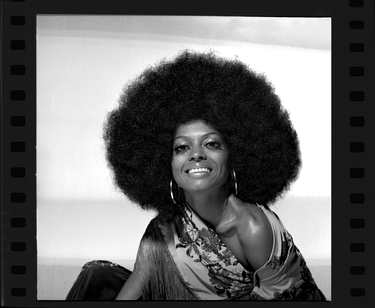 Diana Ross c.1973 from original 35 mm negative