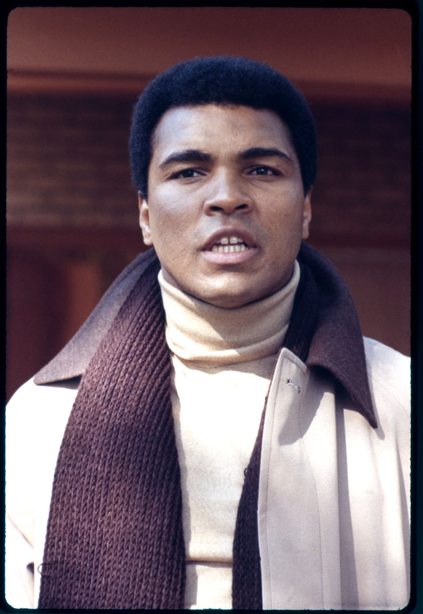 Muhammad Ali c.1970 from original 35 mm transparency