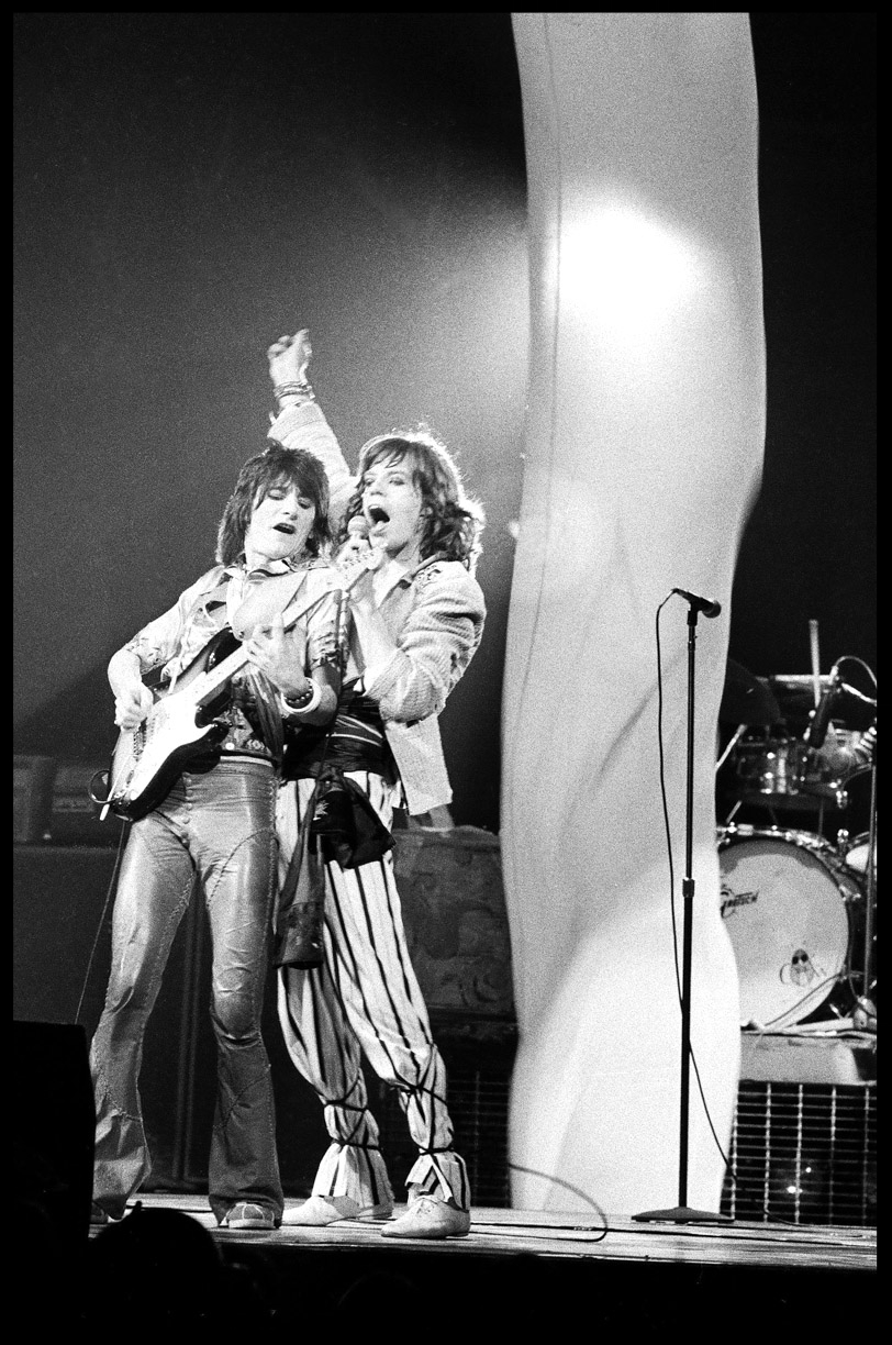 The Rolling Stones c.1975 from original 35mm negative