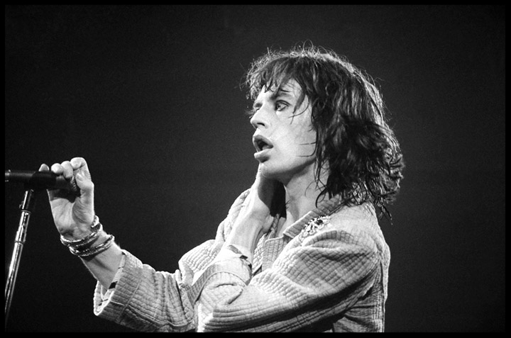 Mick Jagger The Rolling Stones c.1975 from original 35mm negative