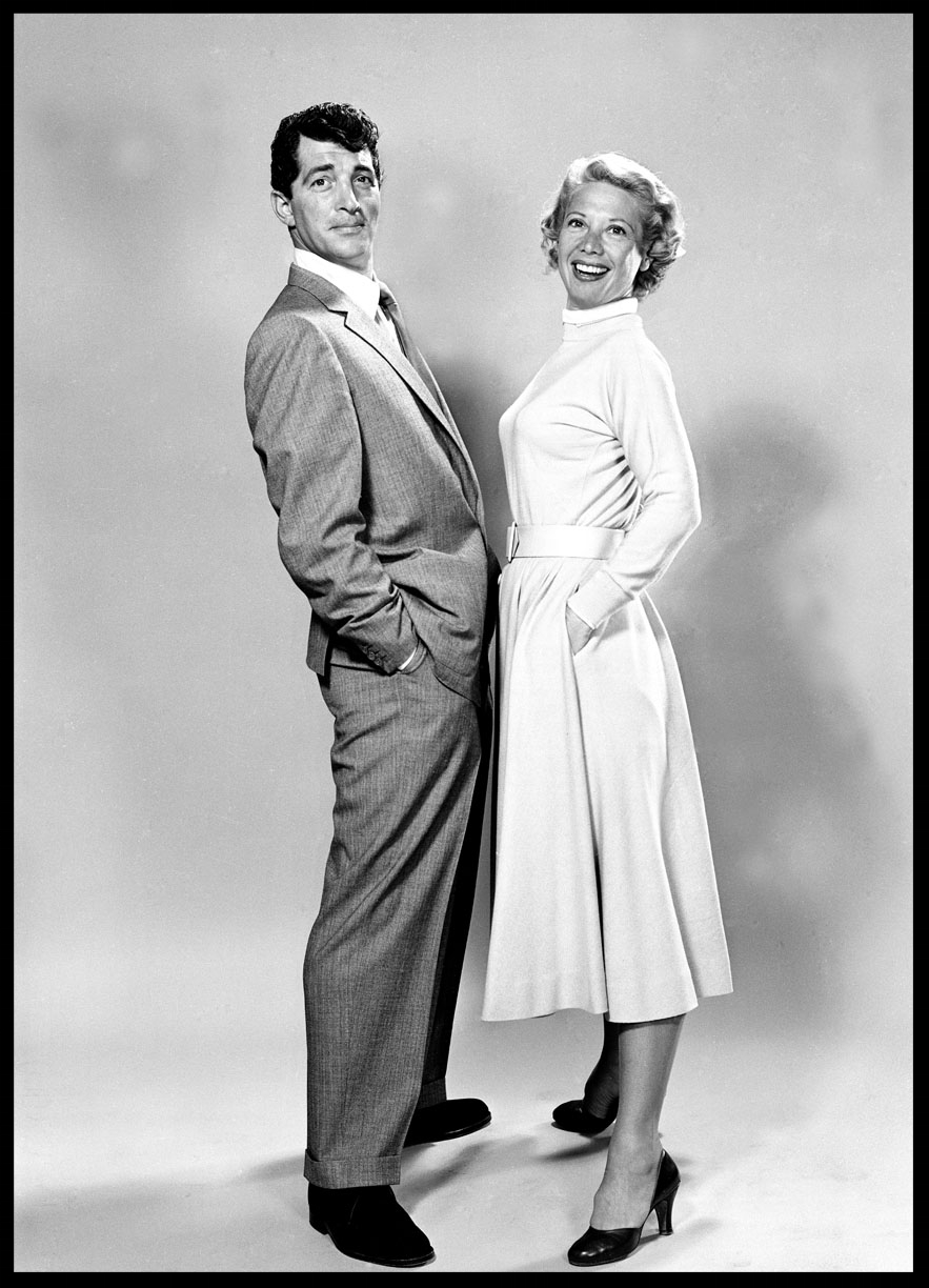 Dean Martin & Dinah Shore c.1955 from original 4x5 negative