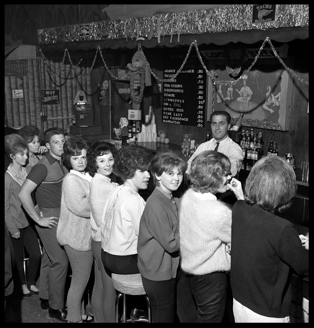 Tiki Bar c.1960 from original 2.25 negative
