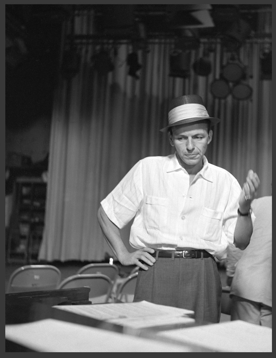 Frank Sinatra c.1955 from original 2.25 negative