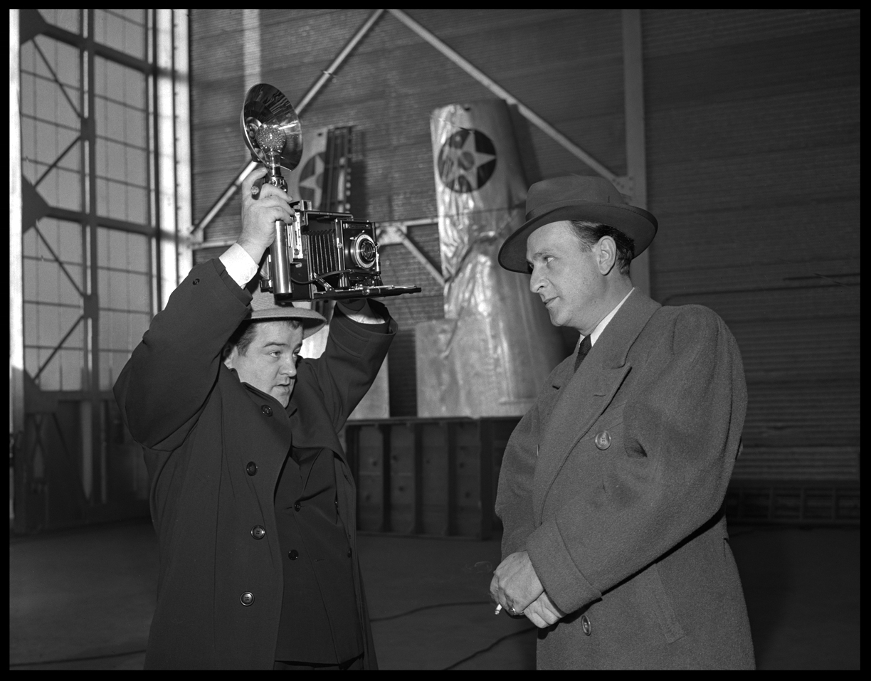 Abbott & Costello Keep'Em Flying c.1941 from original 4x5 negative