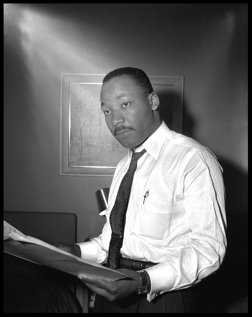 Dr.Martin Luther King Jr c.1962 from original 4x5 negative