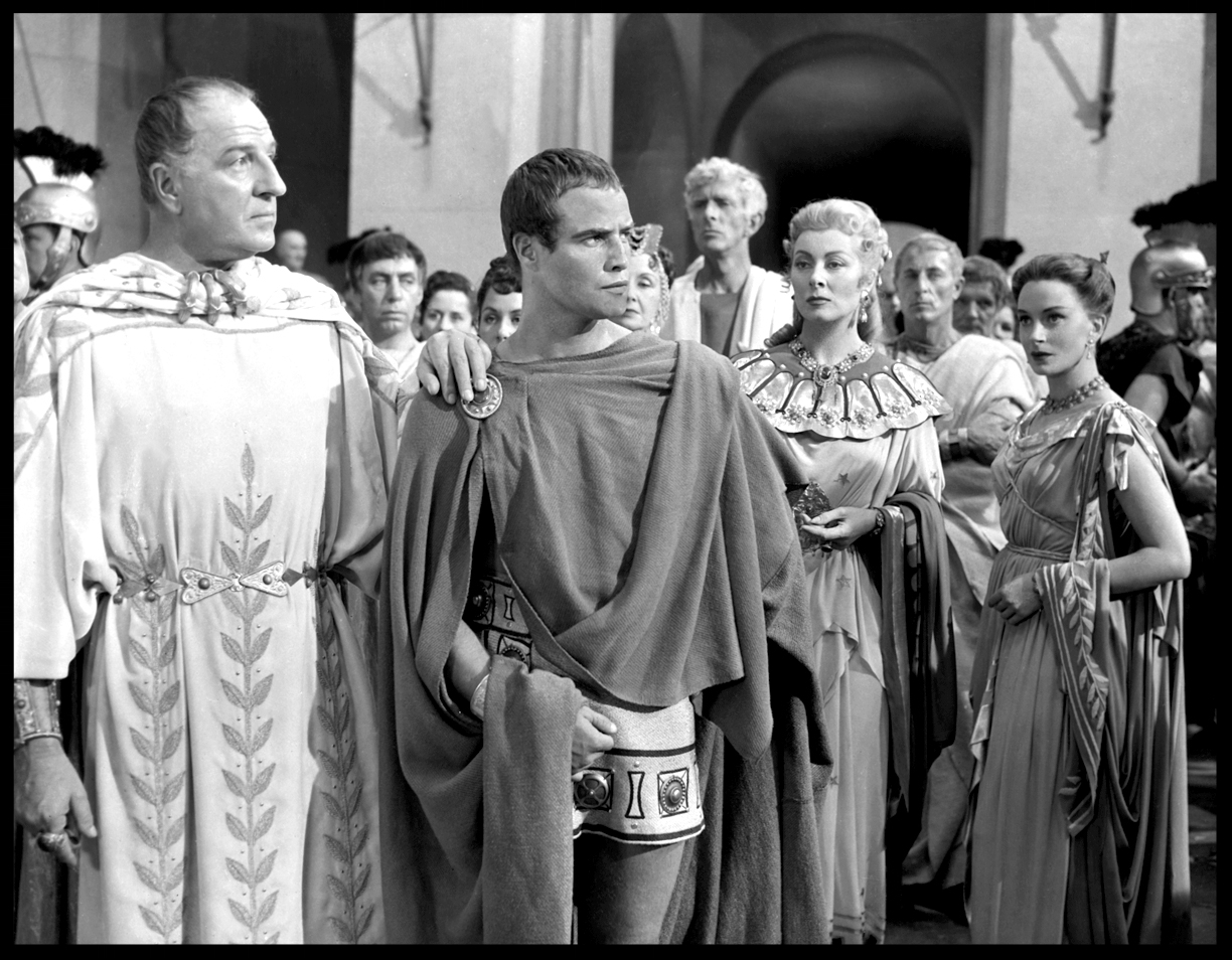 Marlon Brando as Mark Anthony in Julius Caesar c.1953 from original 8x10 negative