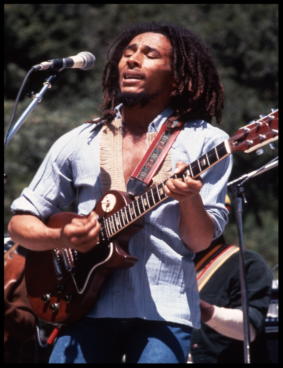 Bob Marley c.1978 from original 35mm transparency