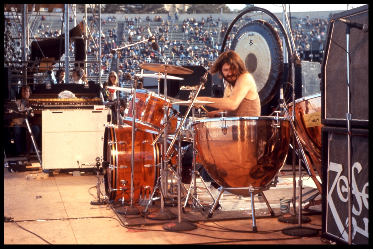 Led Zeppelin's John Bonham Live Onstage c.1977 from original 35mm transpency