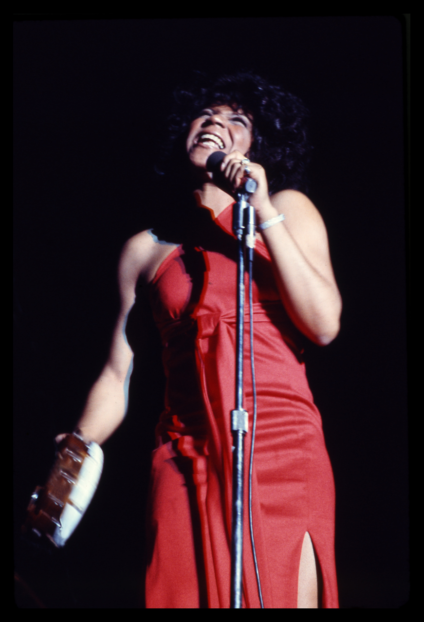 Aretha Franklin Live Onstage c.1969 from the original 35mm transparency