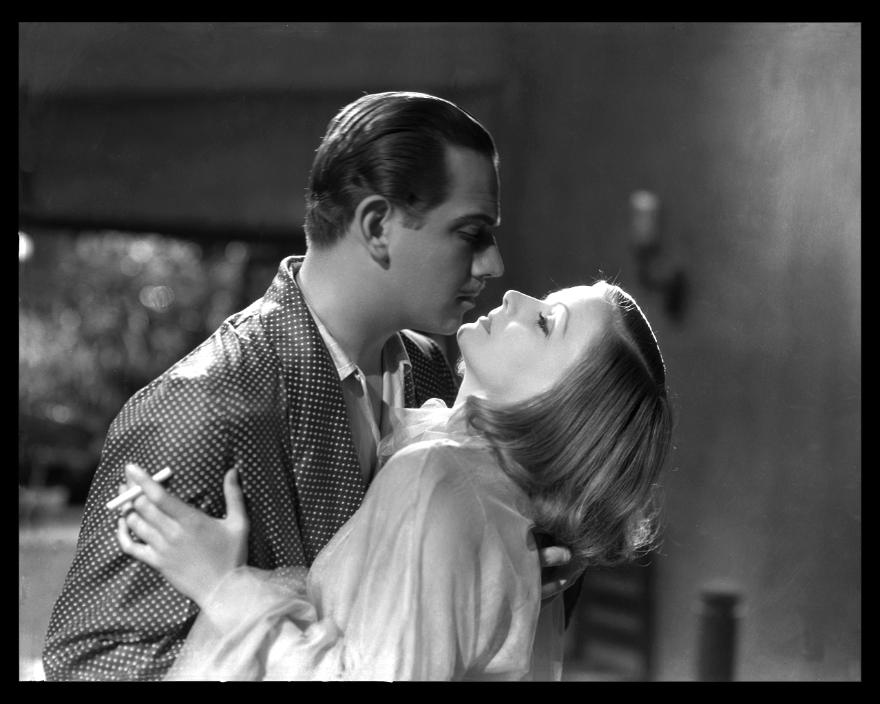 Greta Garbo &amp; Melvyn Douglas in As You Desire Me c.1932 from the original 8x10 negative