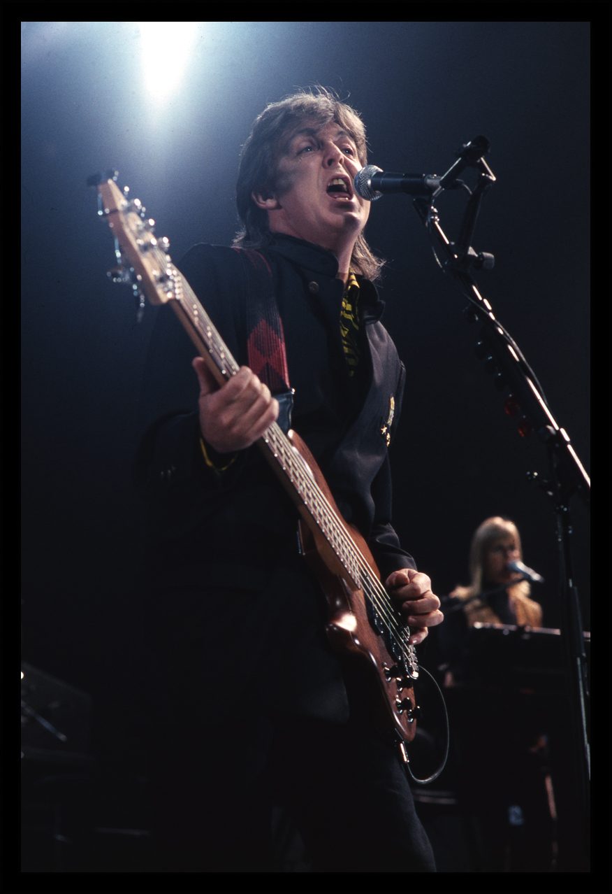 Paul McCartney Live Onstage c.1989 from original 35mm transparency