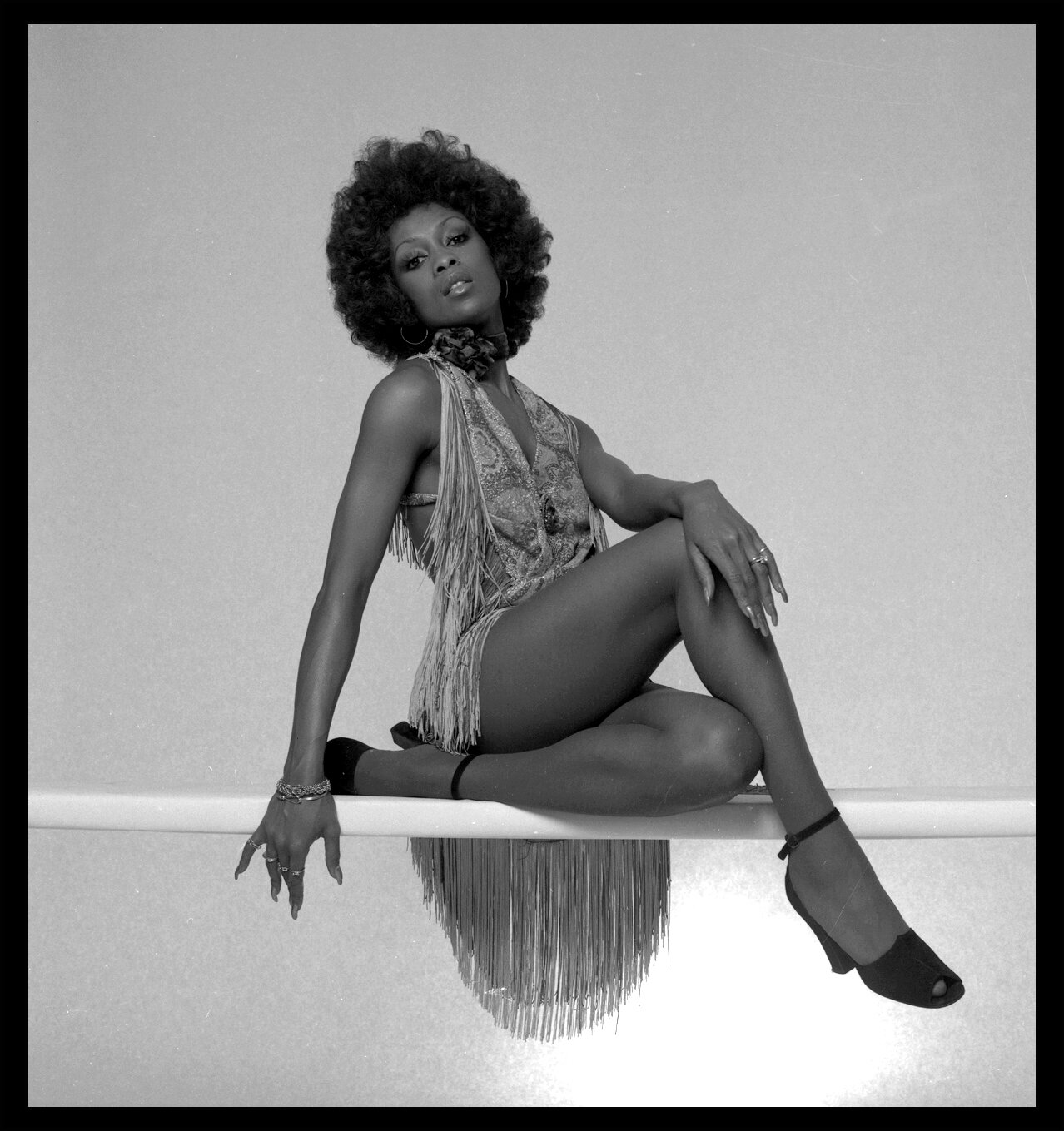 Lola Falana Beauty Shot c.1971 from original 2.25 negative