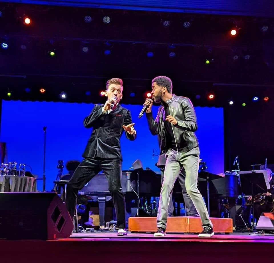 You have got to see @kingsofsoulandswing rip up the stage. Coming soon to a city near you! #jazz #jazzsinger #crooner #livemusic #symphony #orchestra #symphonyorchestra 📷 @capephotogrl