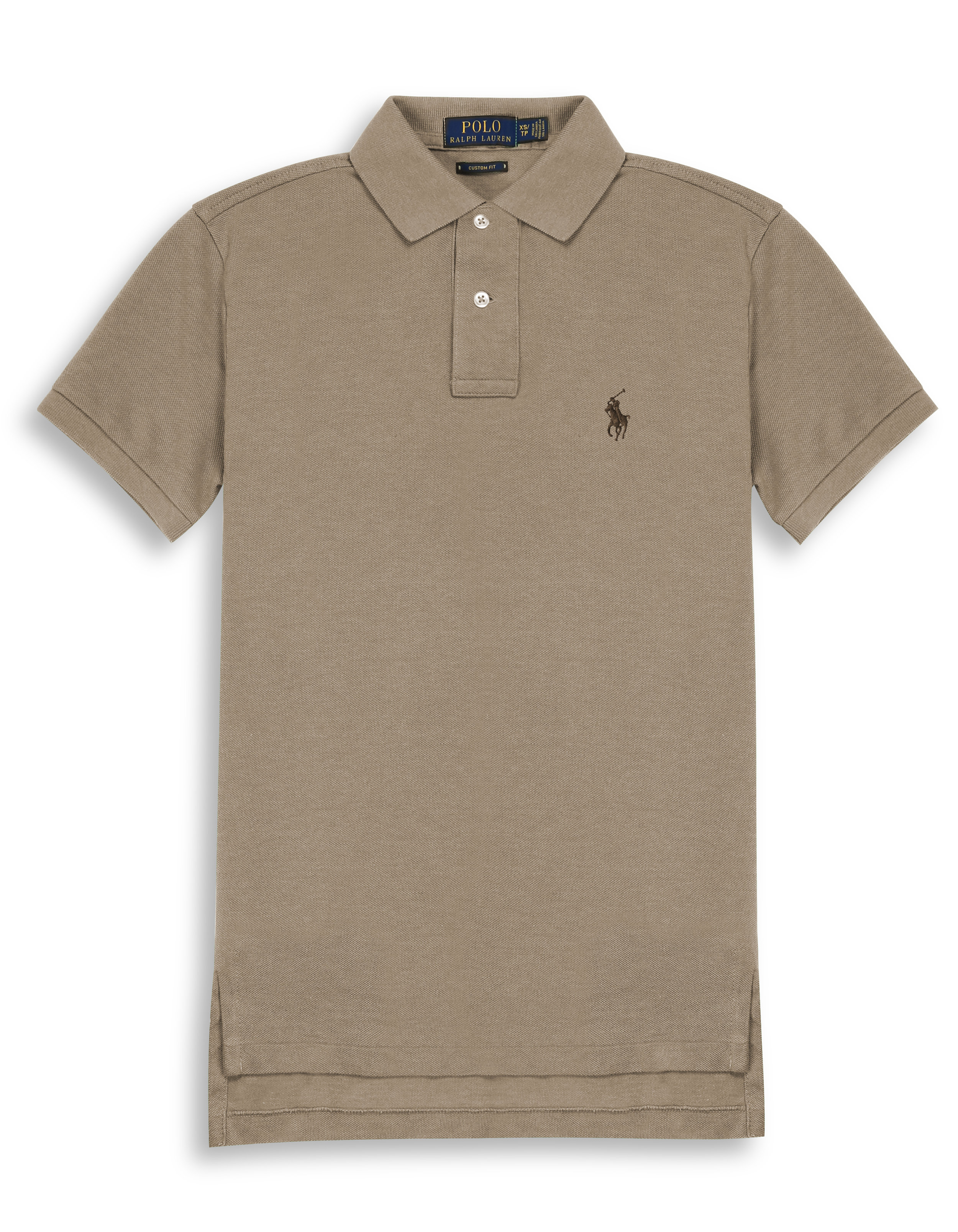 ralph lauren beige polo shirt