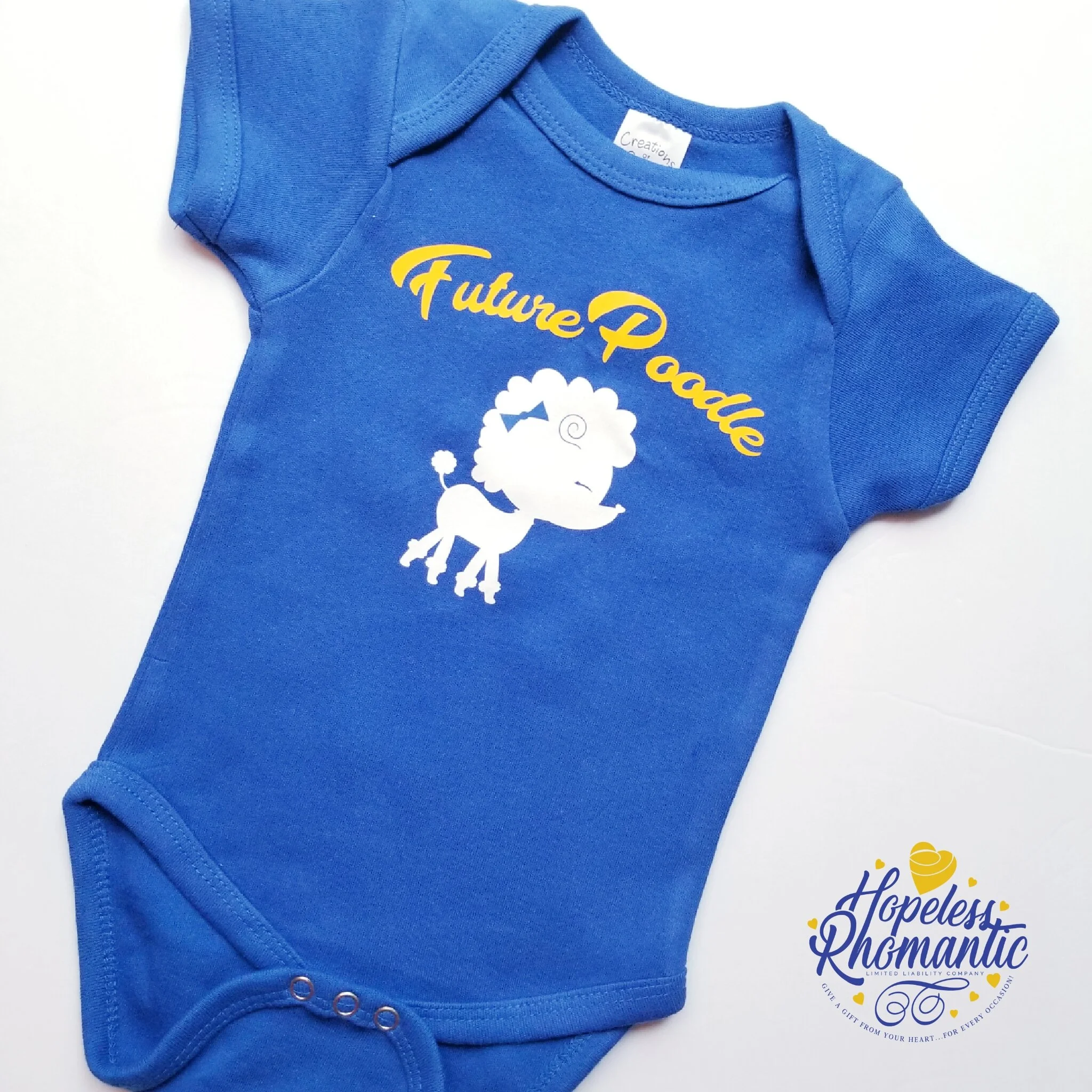 Future SGRho Onesie- Future Poodle Onesie — Hopeless RHOmantic, LLC