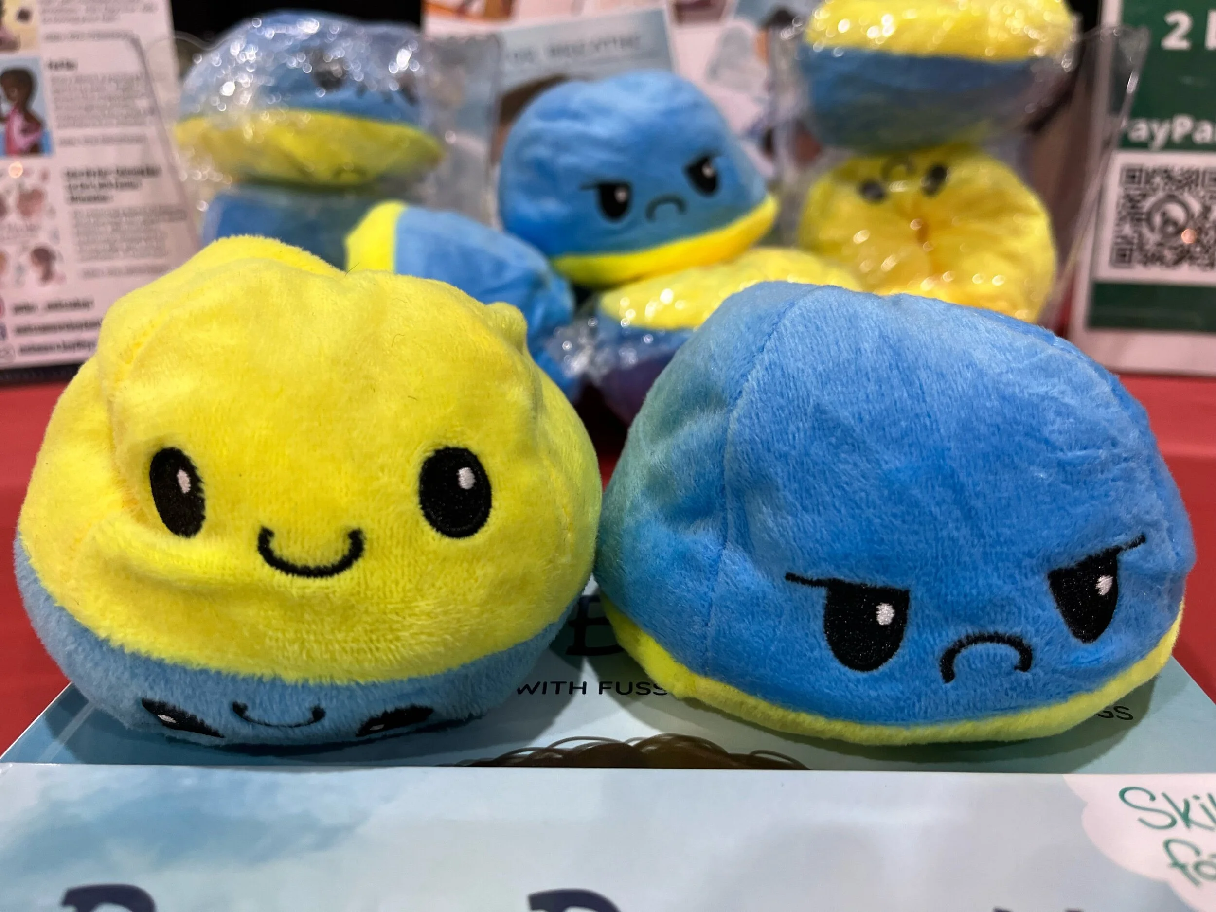 Rhosebud Plushie Sensory Stuffed Animal- Reversible Mood Plushie — Hopeless  RHOmantic, LLC - Main Image