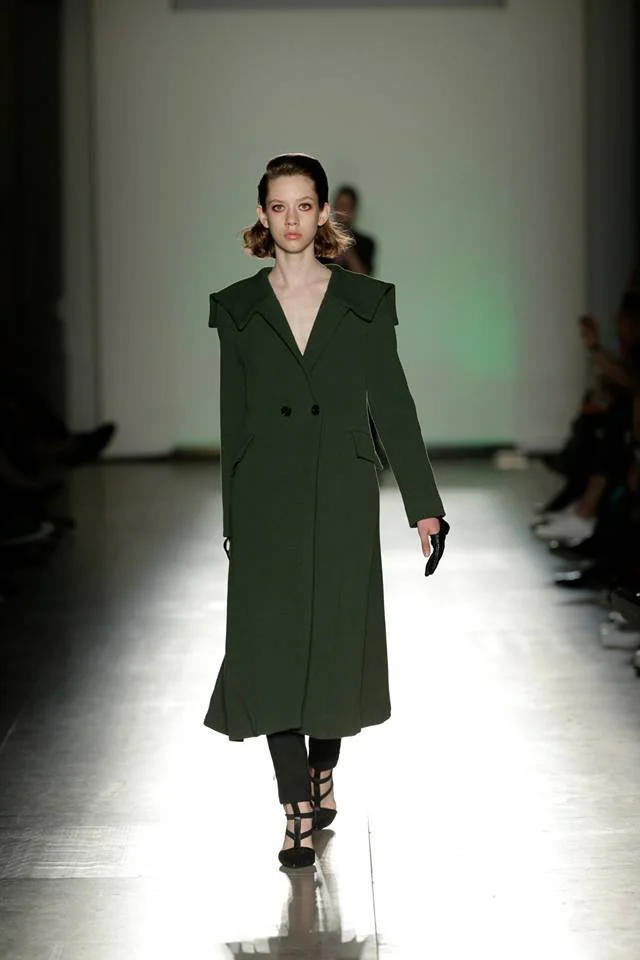 Green Overcoat Three available sizes 36/38/40. Original Price 392€ | Discount Price 196€ Ref. LCFW1503 *shoes are also available for sale