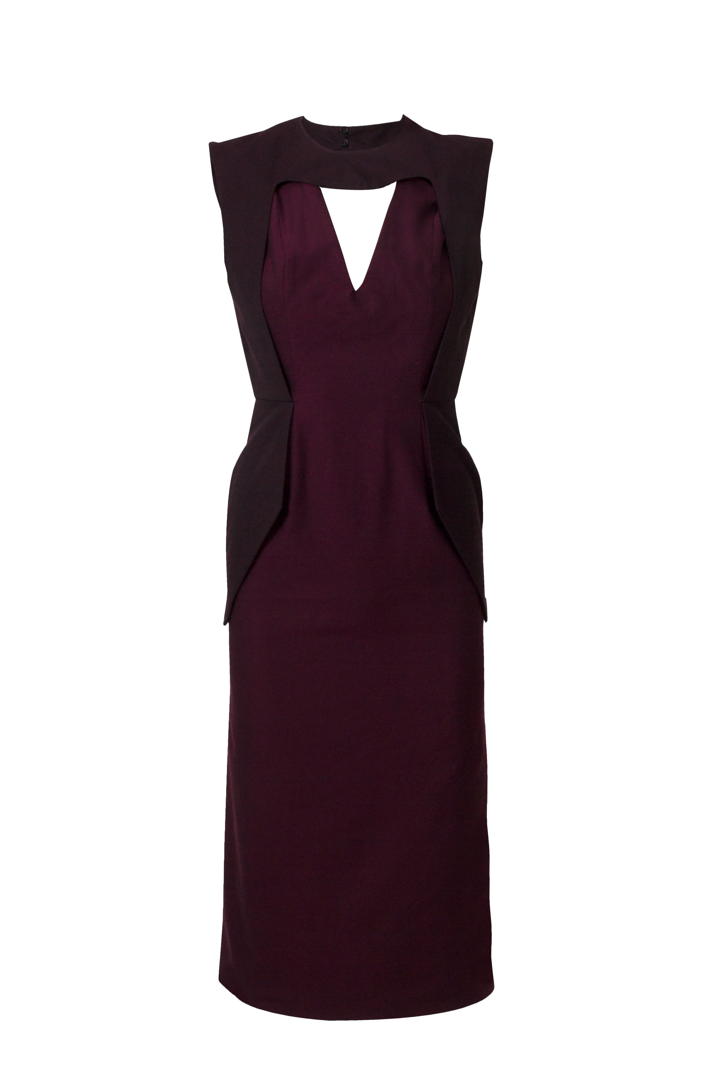 Bordeaux Short Dress One available size 36 Original Price 333€ | Discount Price 166,50€ Ref. LCFW16S23