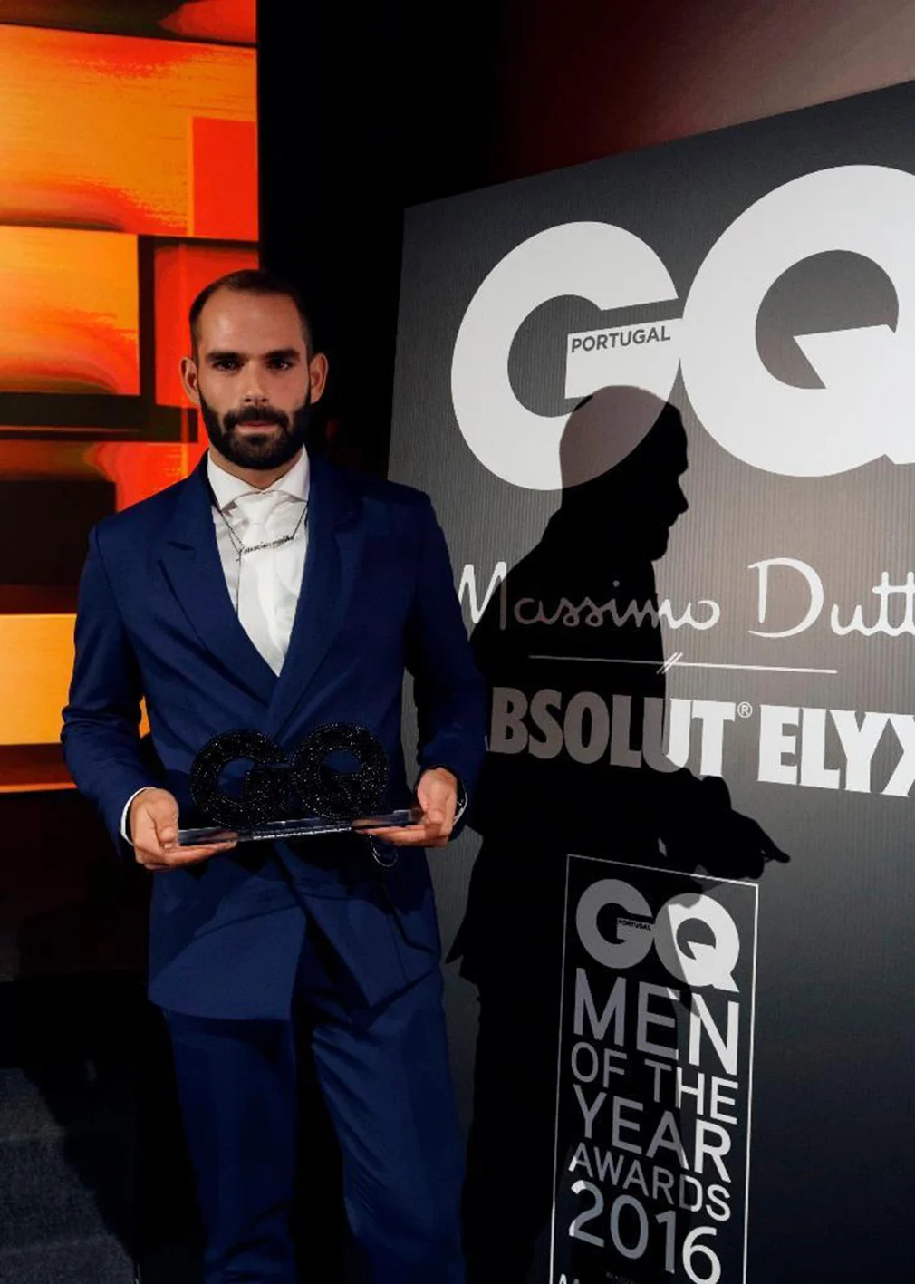 award for GQ -MAN OF THE YEAR - FASHION DESIGNER CATEGORY 2016 AWARDS - portugal DECEMBER 2016