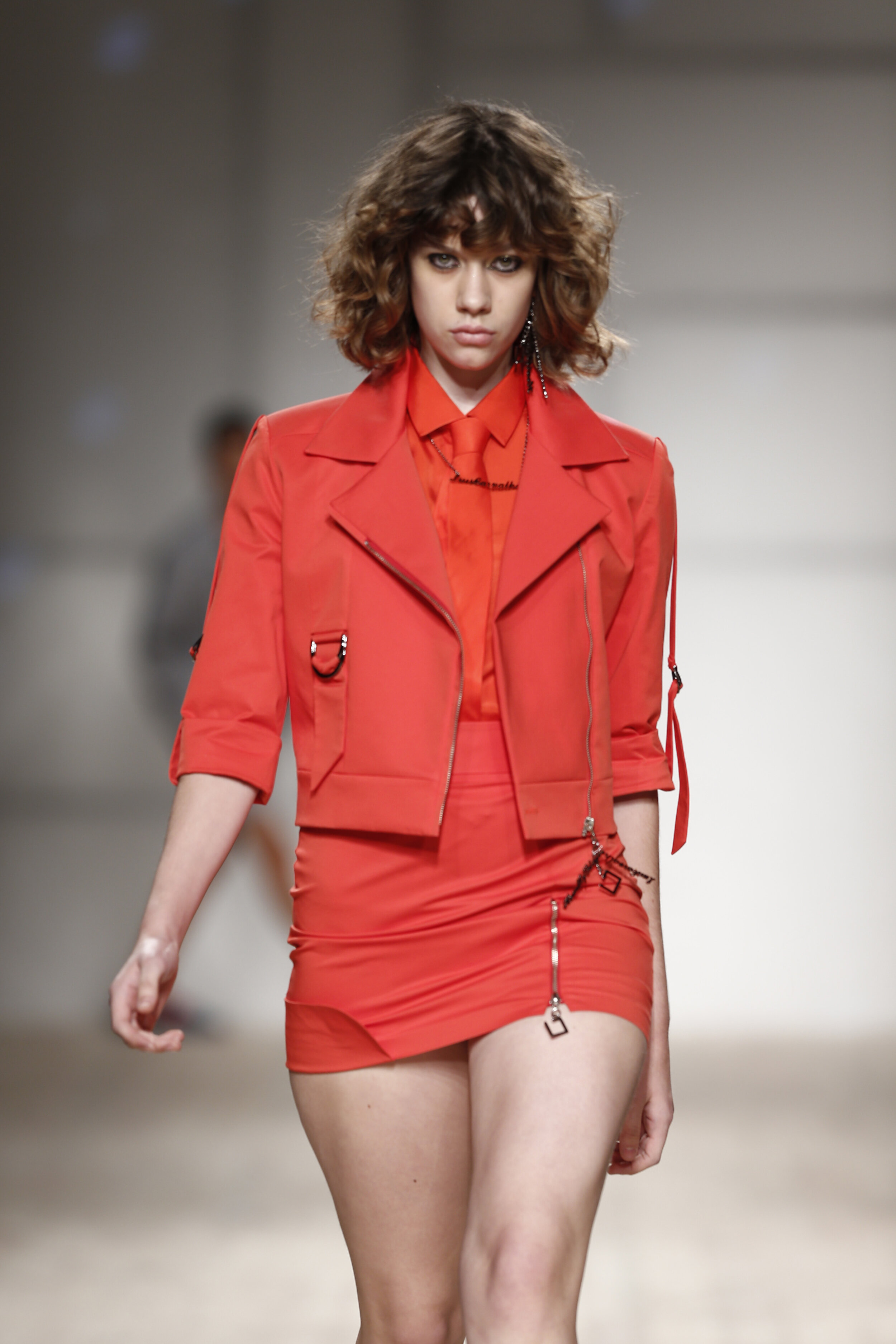 Sleeveless Red Shirt