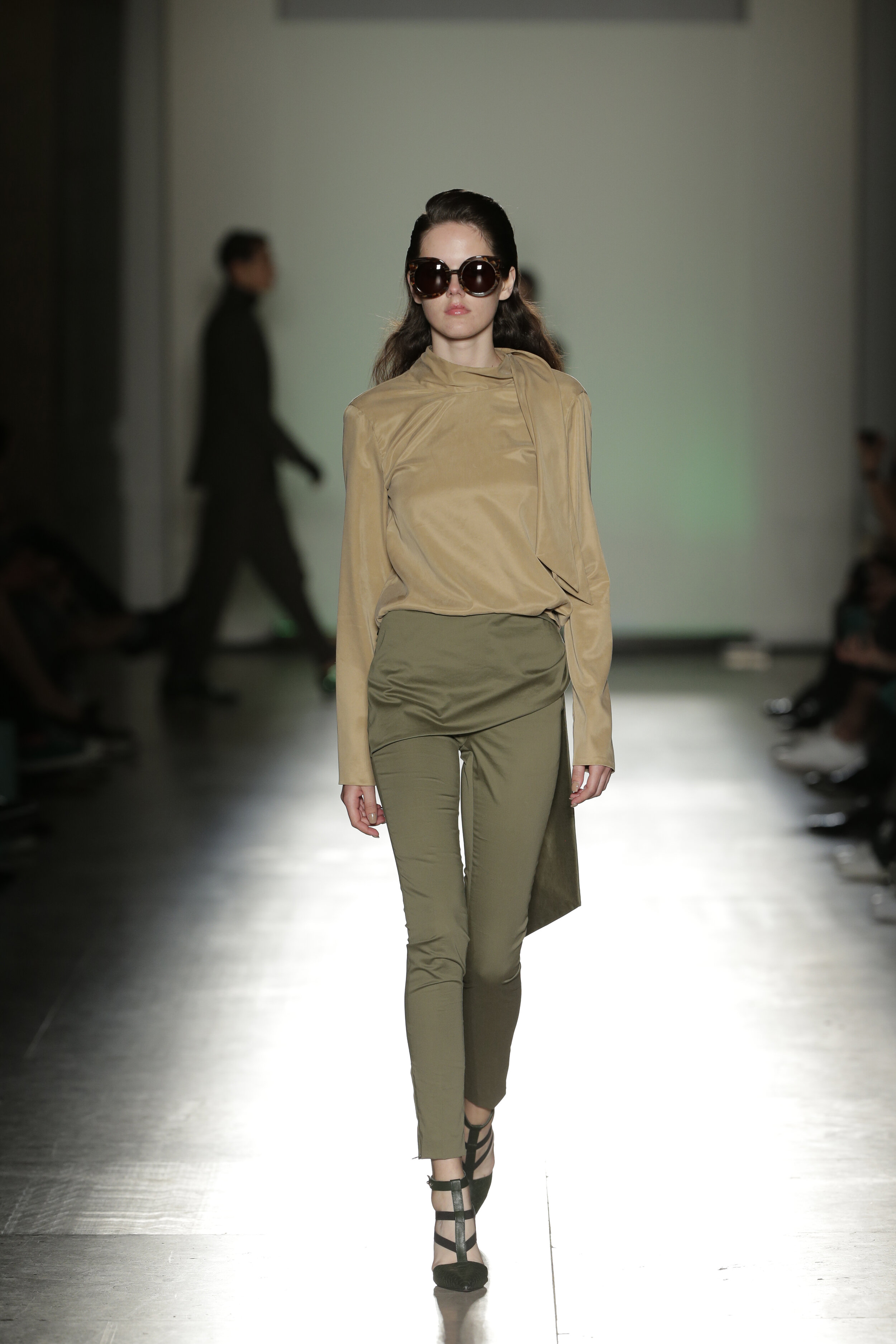 Skinny Green Khaki Trousers