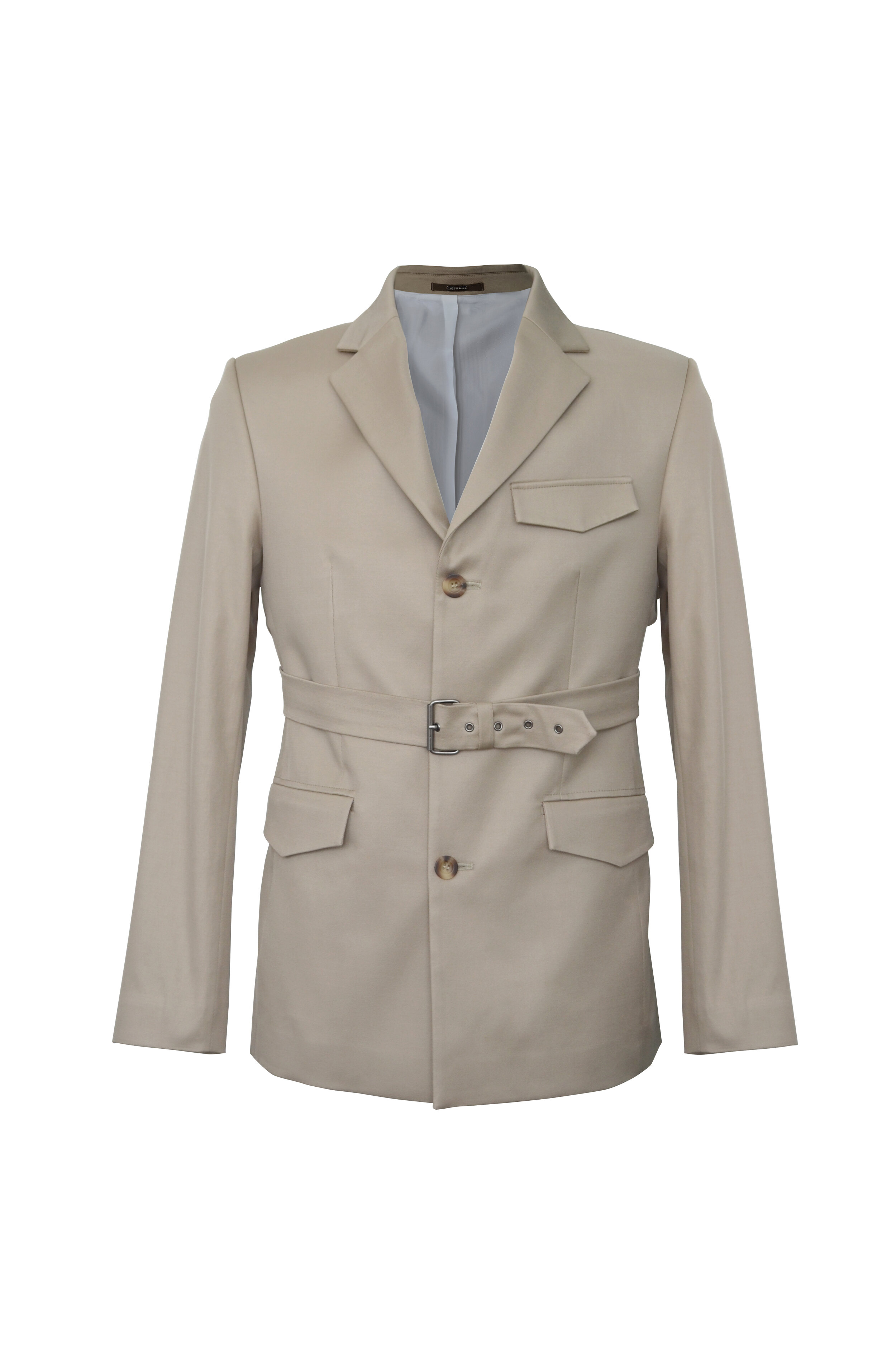 Sand Belted Blazer