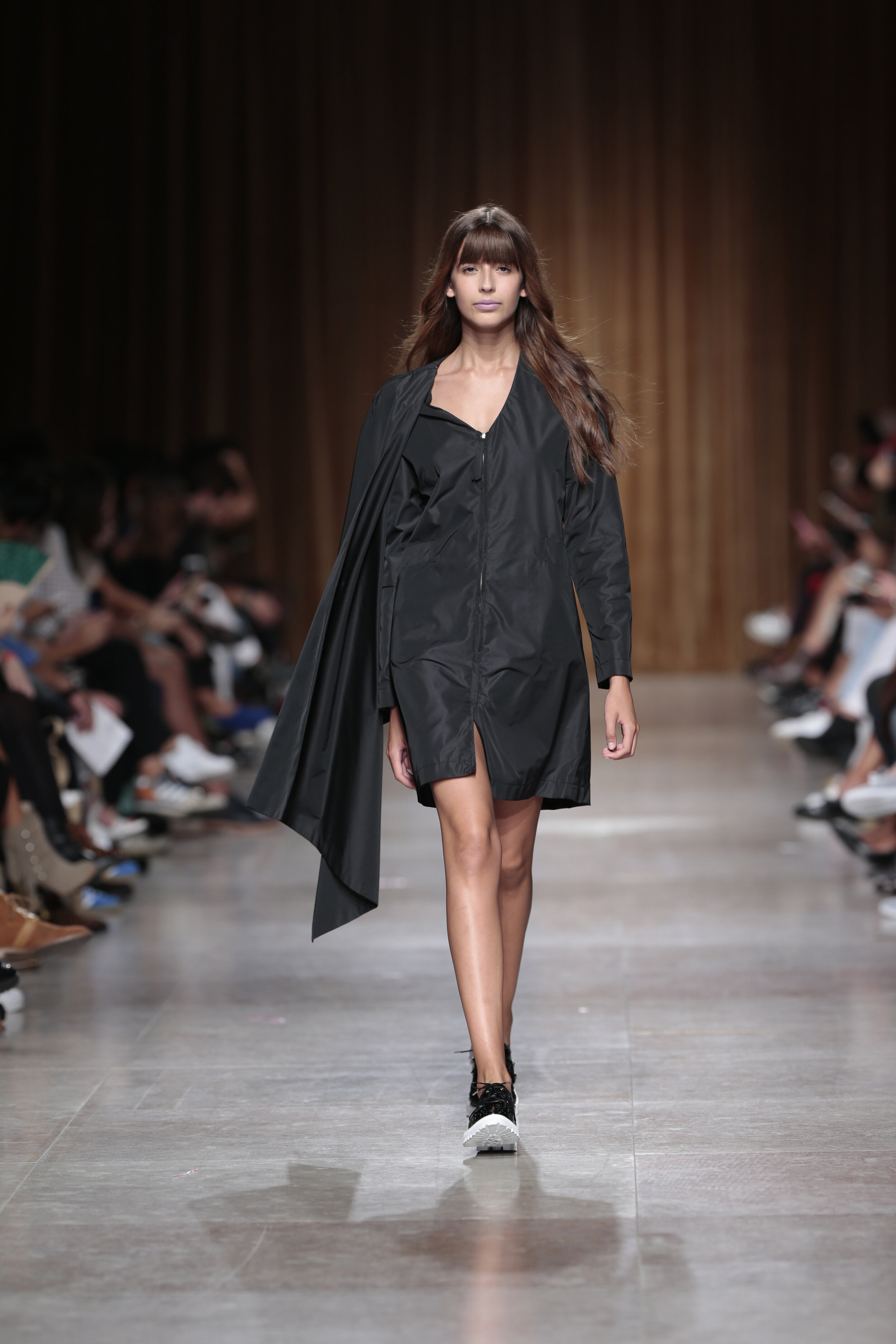 Zipper Sleeve  Long Jacket