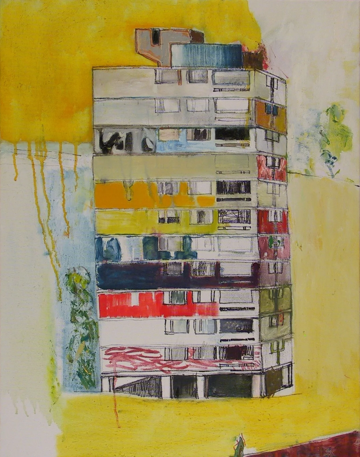 Mutation II   2017   oil on canvas   28" x 22"