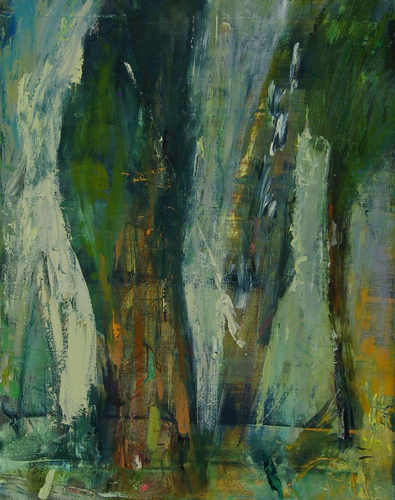 The Gate VII  2020  oil on canvas  18" x 14"