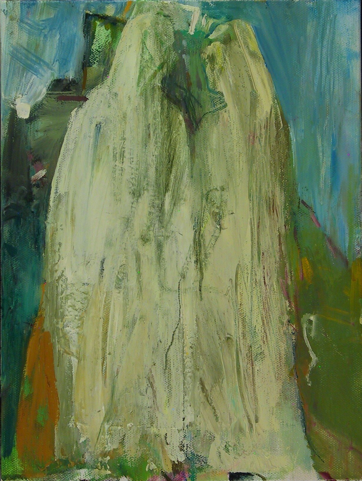 The Visitation  2020  oil on canvas  12” x 9”