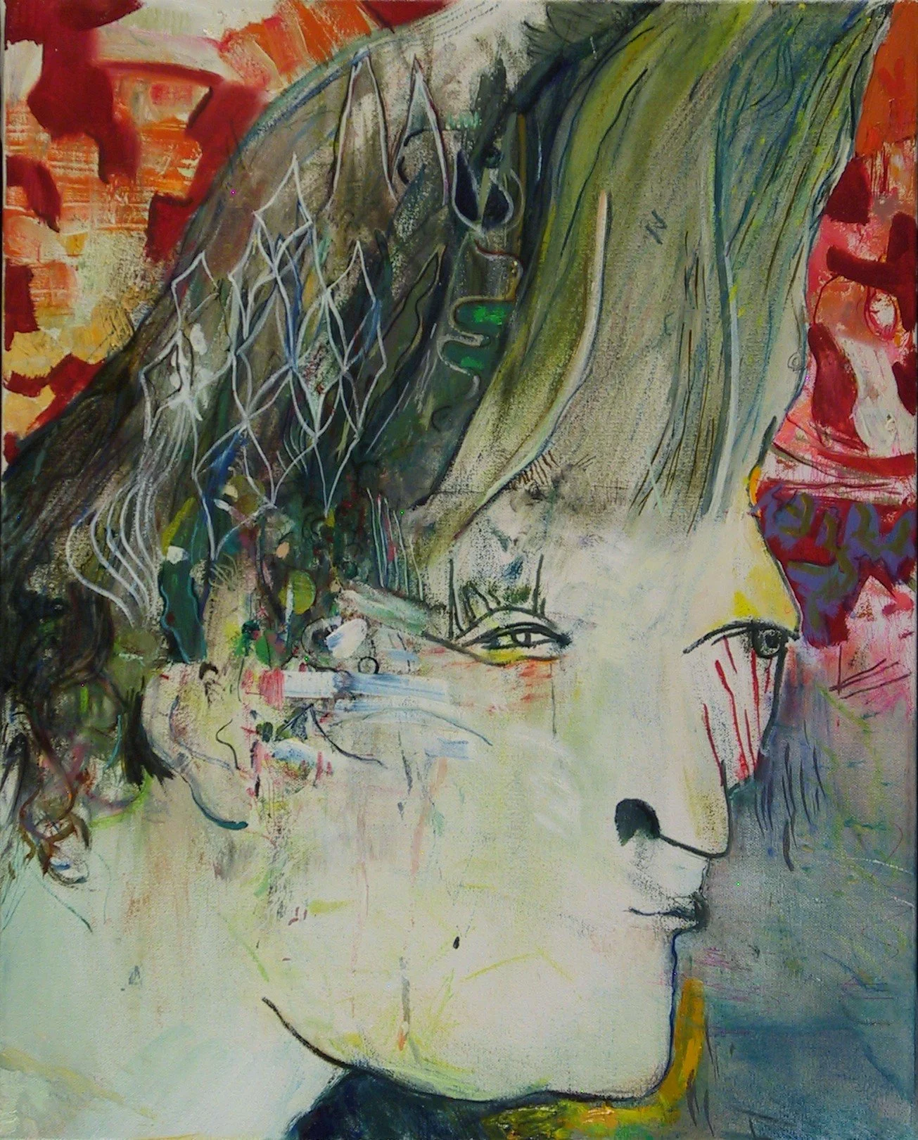 This Protector  2021  oil on canvas  20" x 16"