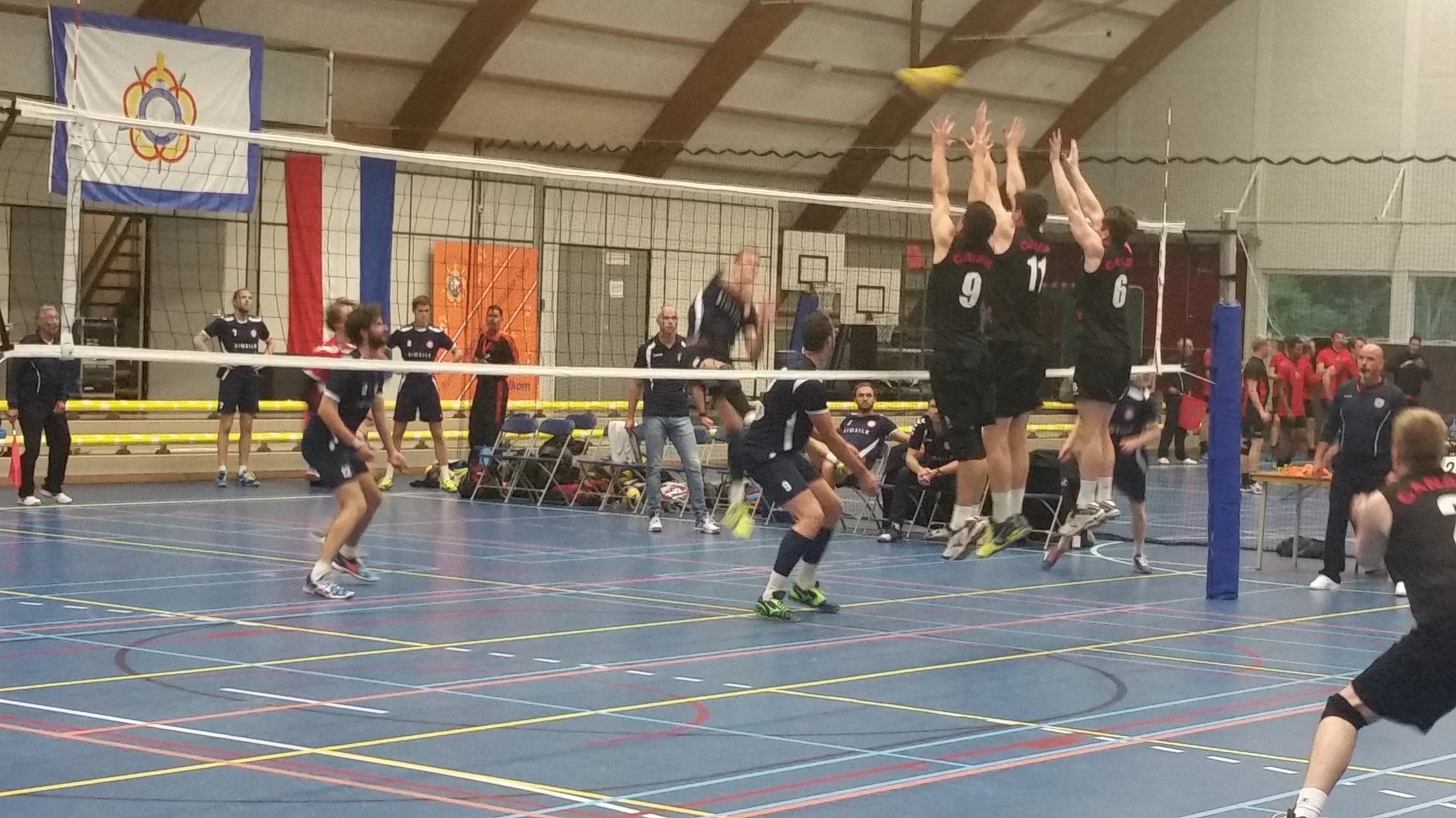 CISM Canadian Men's Team competing at a recent CISM competition in Amsterdam where they won Gold