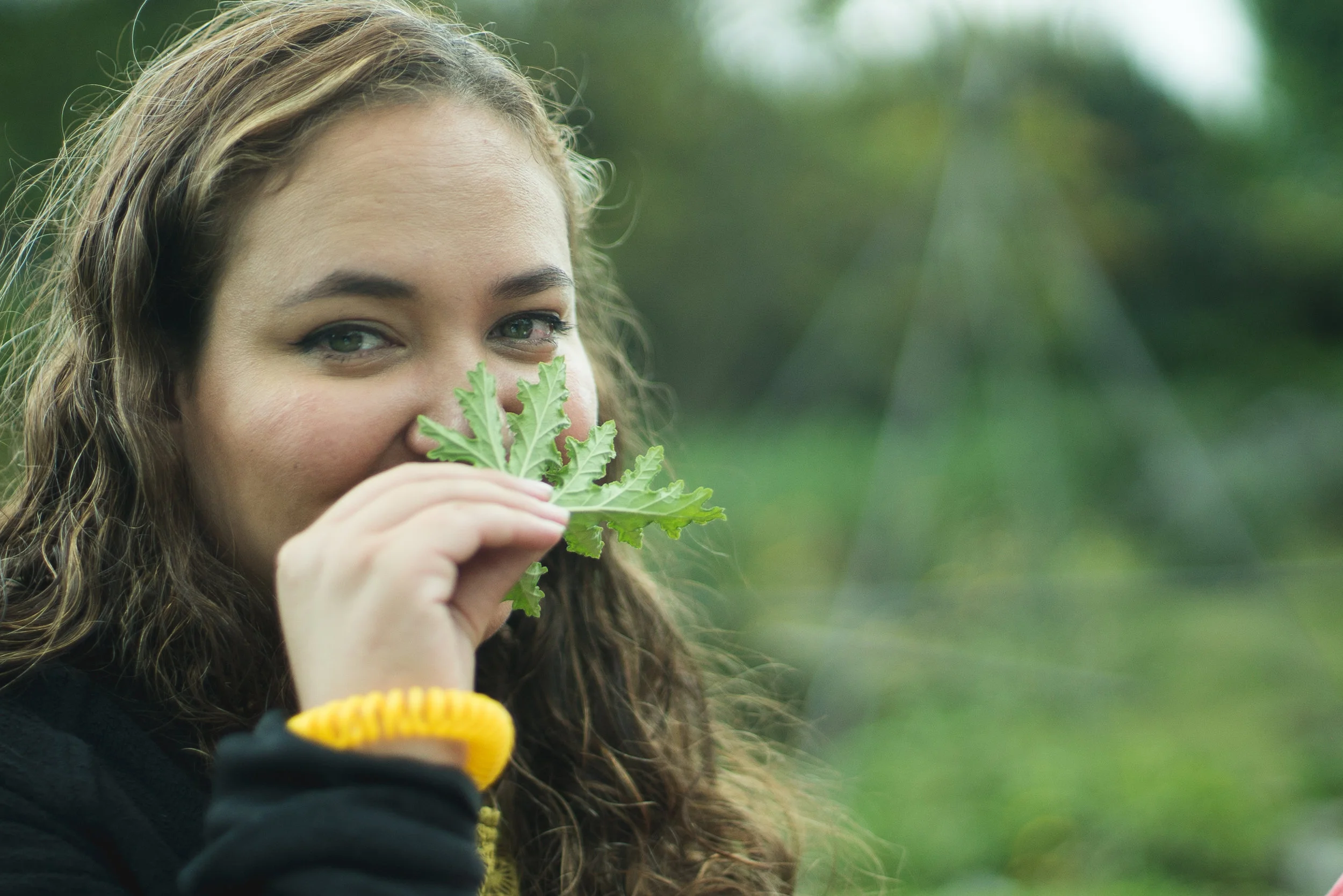 Aprendimos a reconocer las plantas por sus aromas.