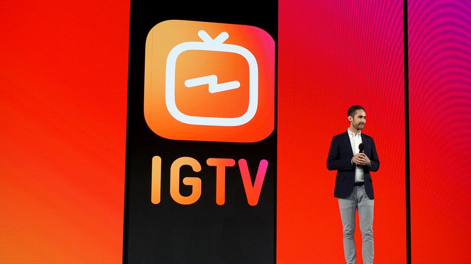 The launching of IGTV in San Francisco last Wednesday.