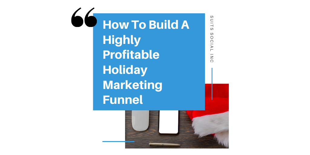 Marketing funnels are considerably effective during the holidays. They allow you to convert followers on social media to paying customers for your business. By creating a holiday marketing funnel for your business you will be able to assemble a customer's journey and turn them into long term returning buyers. Suits Socials CEO Darren Cabral breaks down the three major components to creating a successful holiday marketing funnel and reveals why lead gens are crucial to your business's success in building a solid holiday marketing campaign.