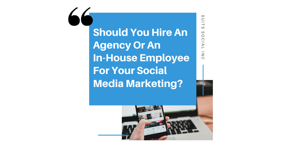 Larger corporations on average tend to welcome marketing agencies with open arms, however, smaller companies tend to be more hands-on and involved with the marketing process of their organization which tends to favour the choice of hiring an in-house employee for their business. Nevertheless, in both instances, the best interest for your company is not determined by the size of your company but the direction you want it to move towards. Hiring a social media marketing agency vs an in-house employee is neither wrong or right. Read below to help you narrow down your decision in which avenue of hiring would be best taken for your business to profit and ensure you cover the cost of the marketing tactic you intend to execute!