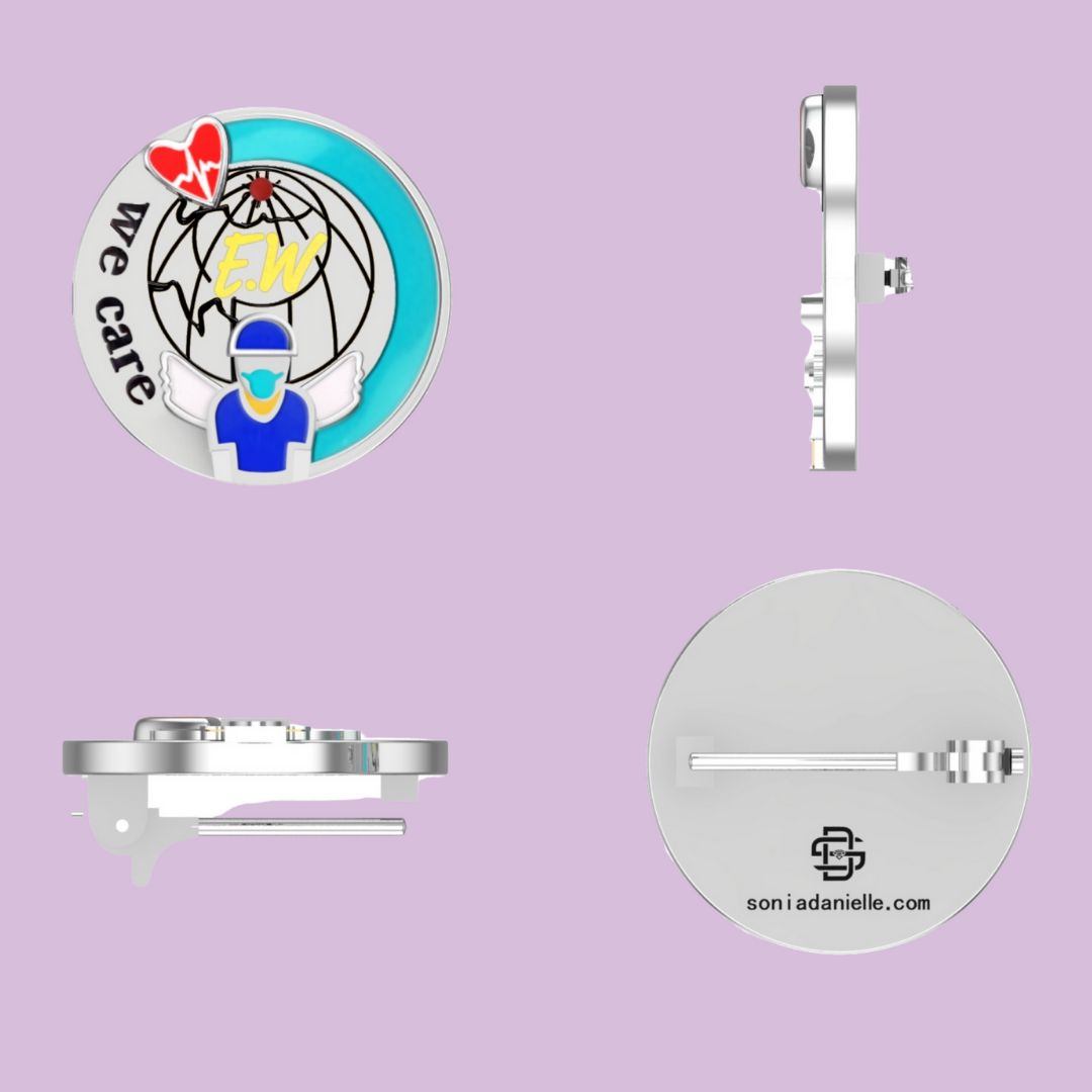 The “WE CARE” Pin!