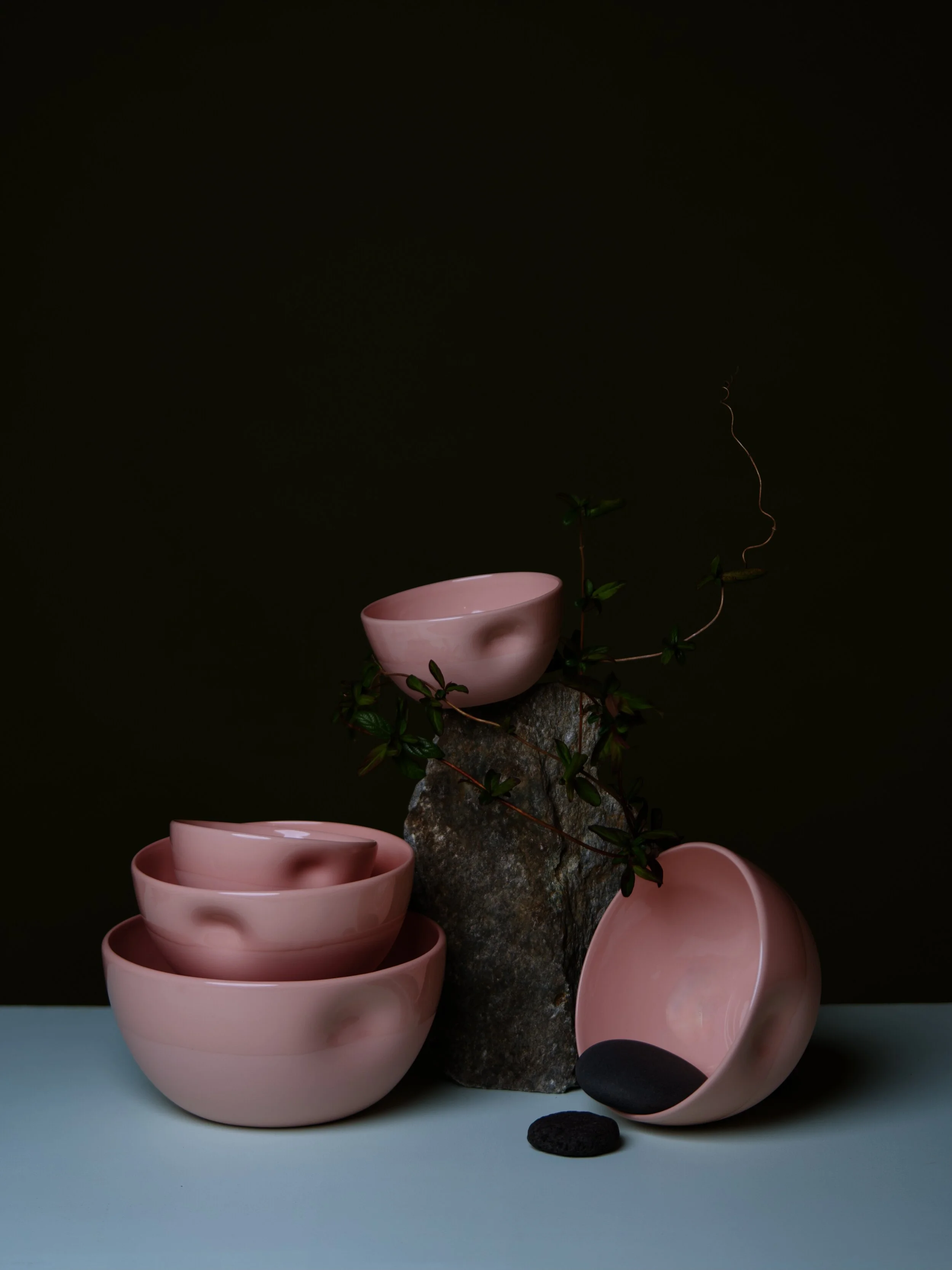 UNIQUE BOWL (DUSTY PINK)