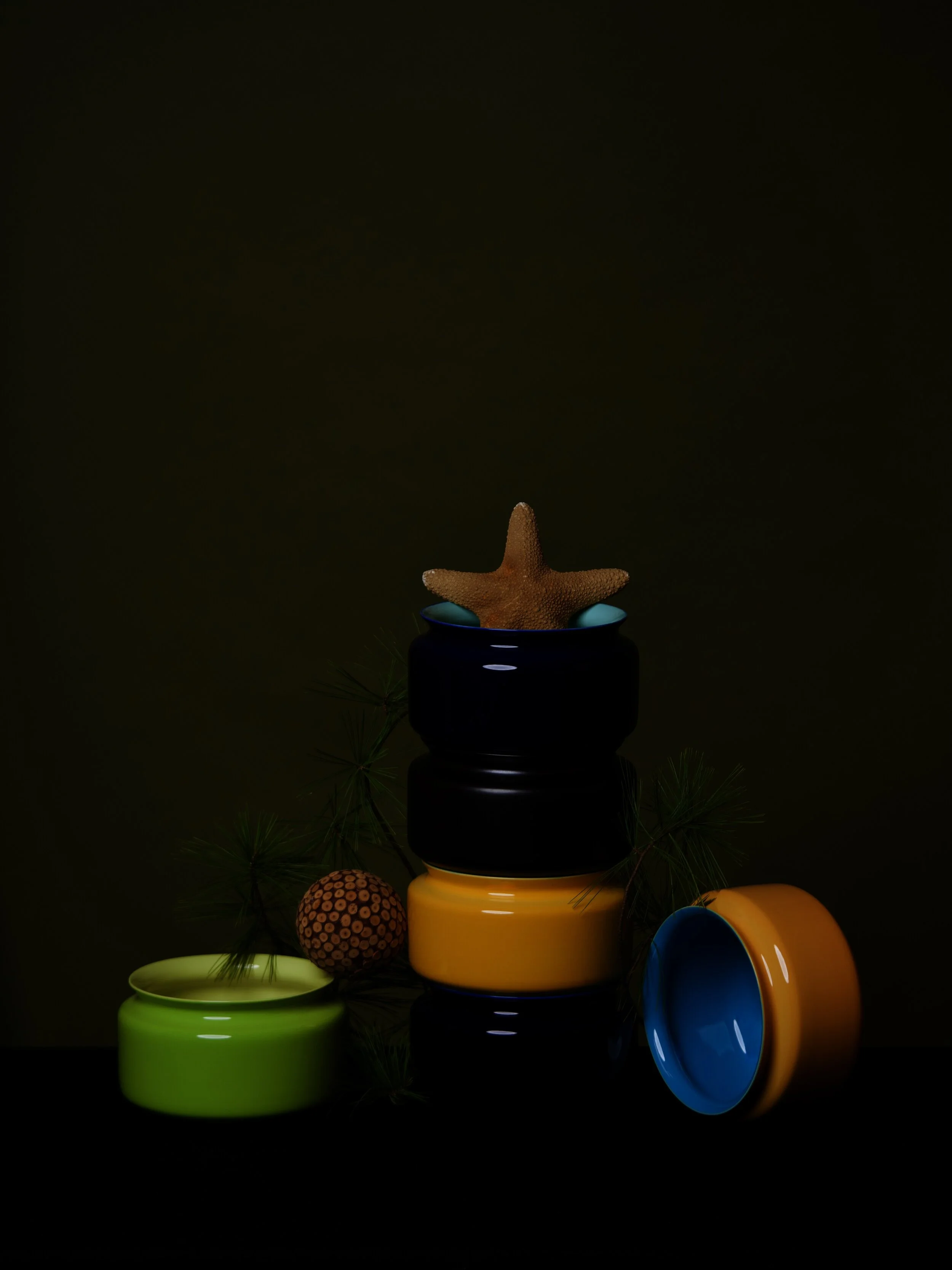 PORCELAIN PERSIMMON VASE